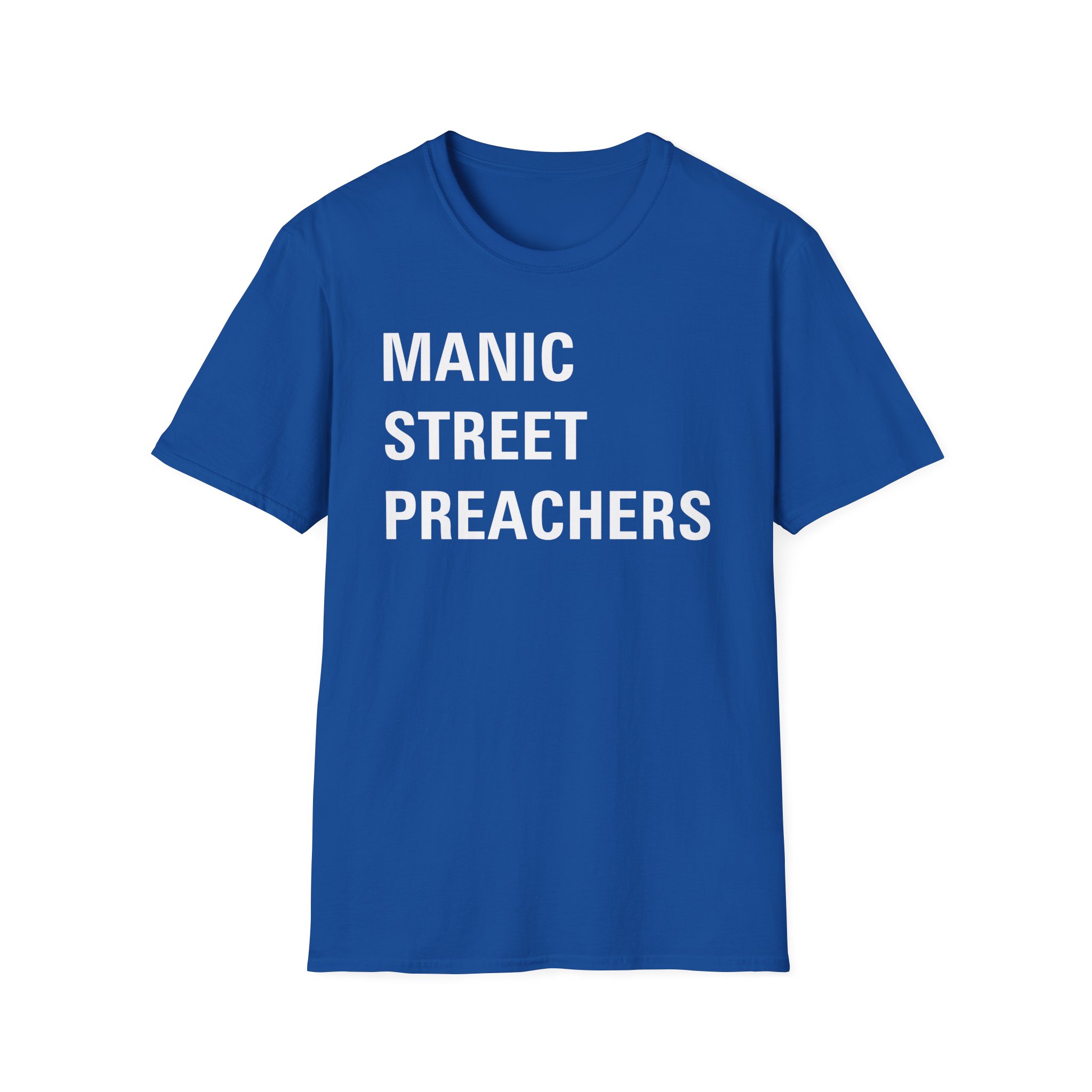 Manic Street Preachers Block Logo Unisex Softstyle T-Shirt