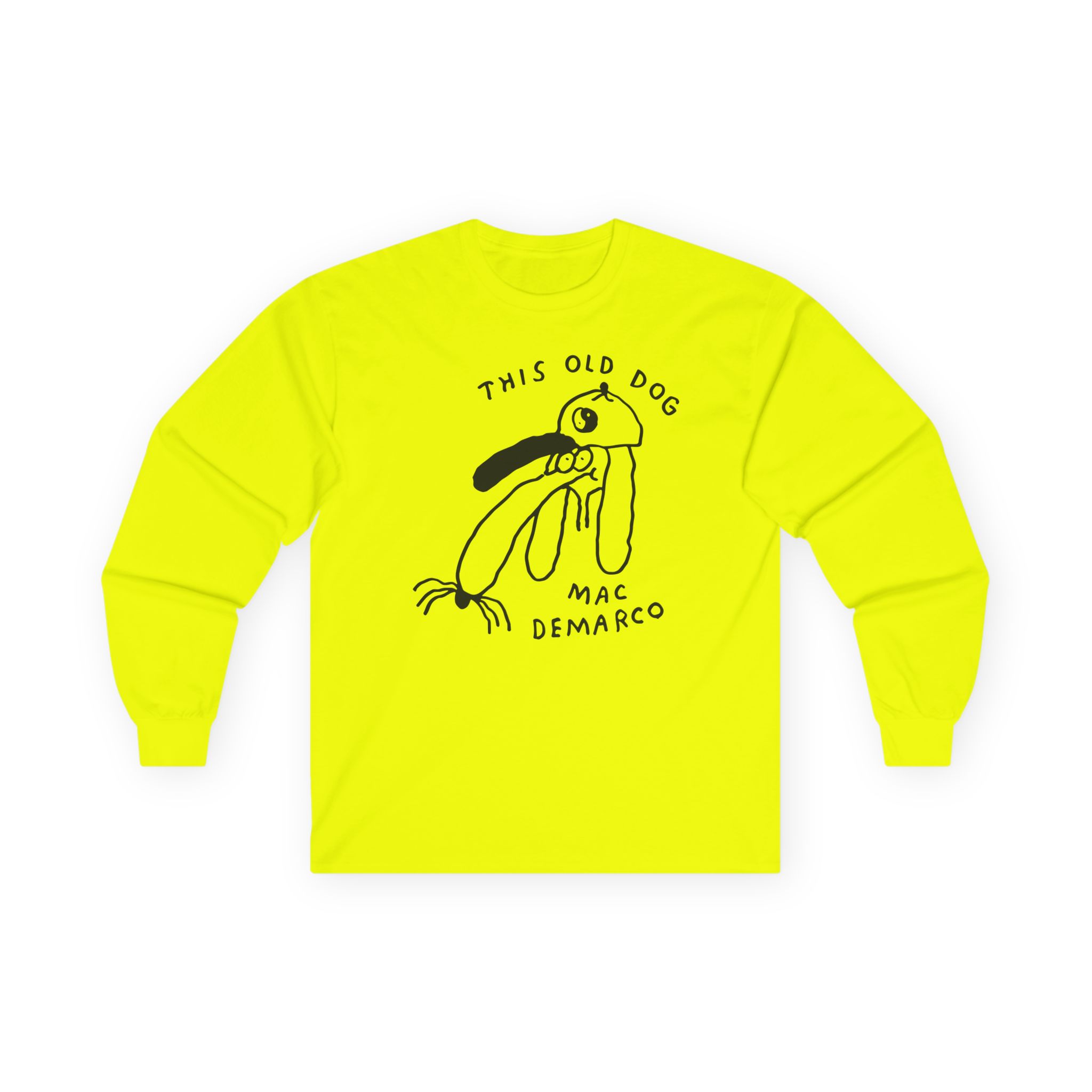 Mac Demarco Dog Doodle Unisex Ultra Cotton Long Sleeve Tee