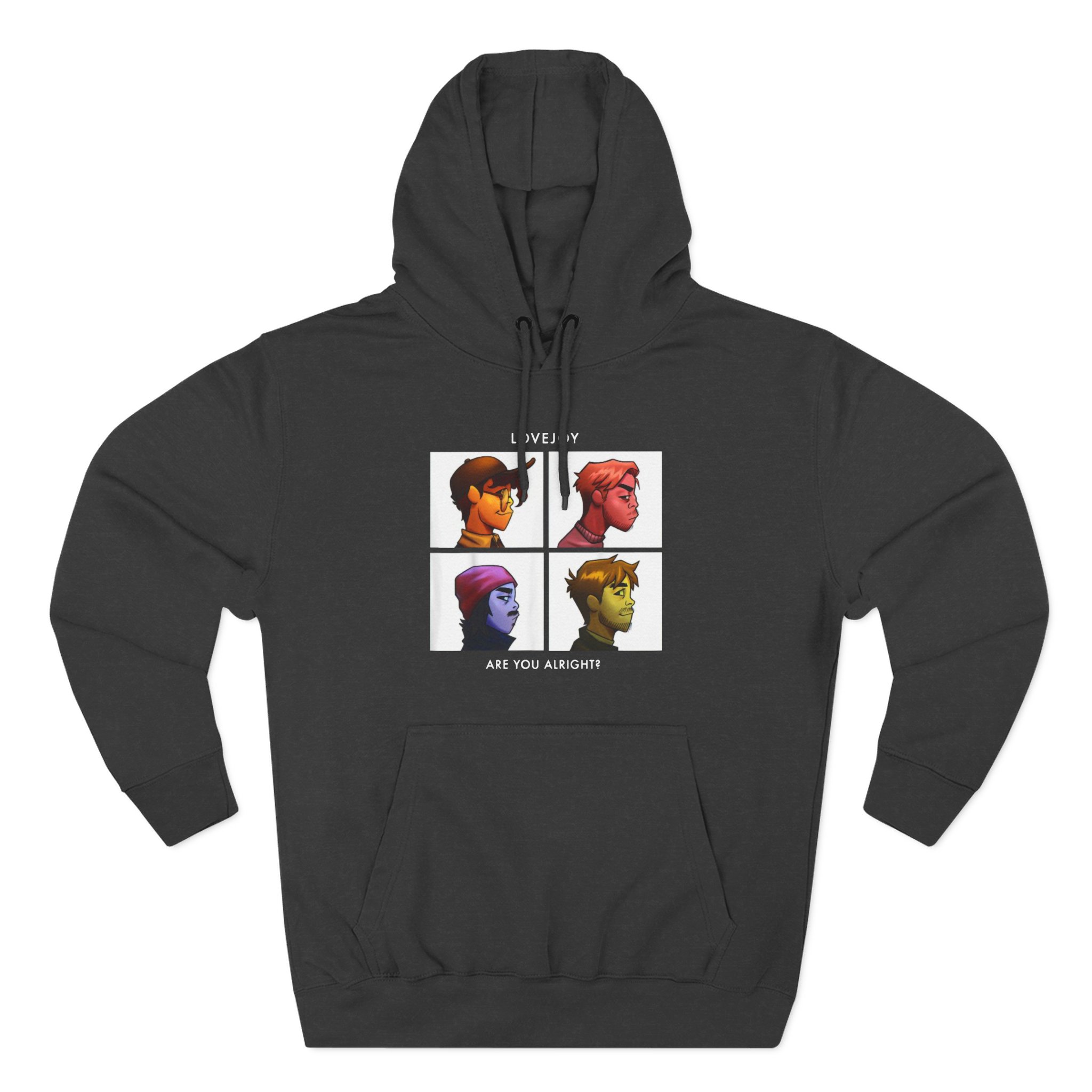 Lovejoy Are You Alright Three-Panel Fleece Hoodie