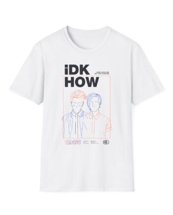 iDKHOW OUTLINES Unisex Softstyle T-Shirt
