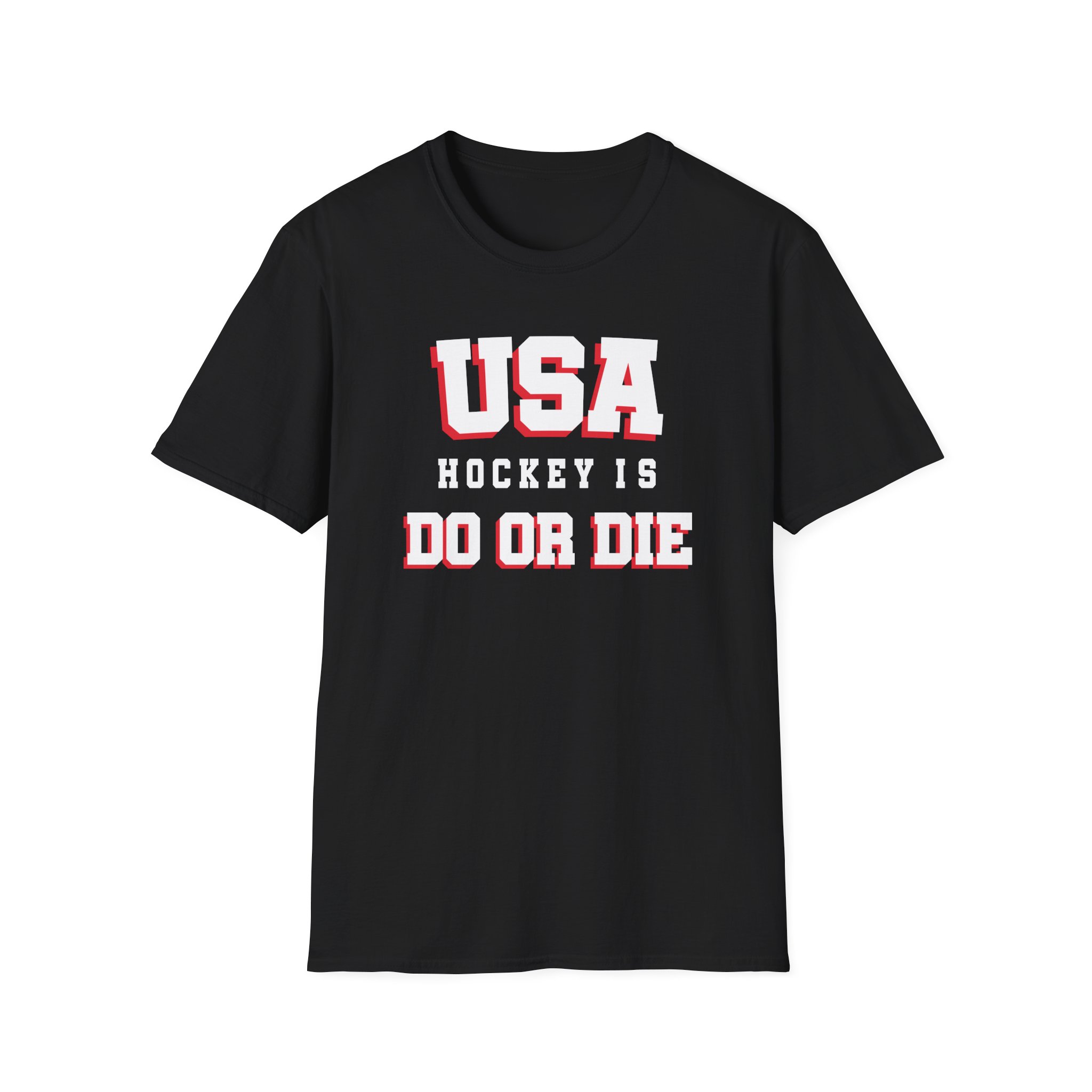 Spittin Chiclets Usa Do or Die Unisex Softstyle T-Shirt