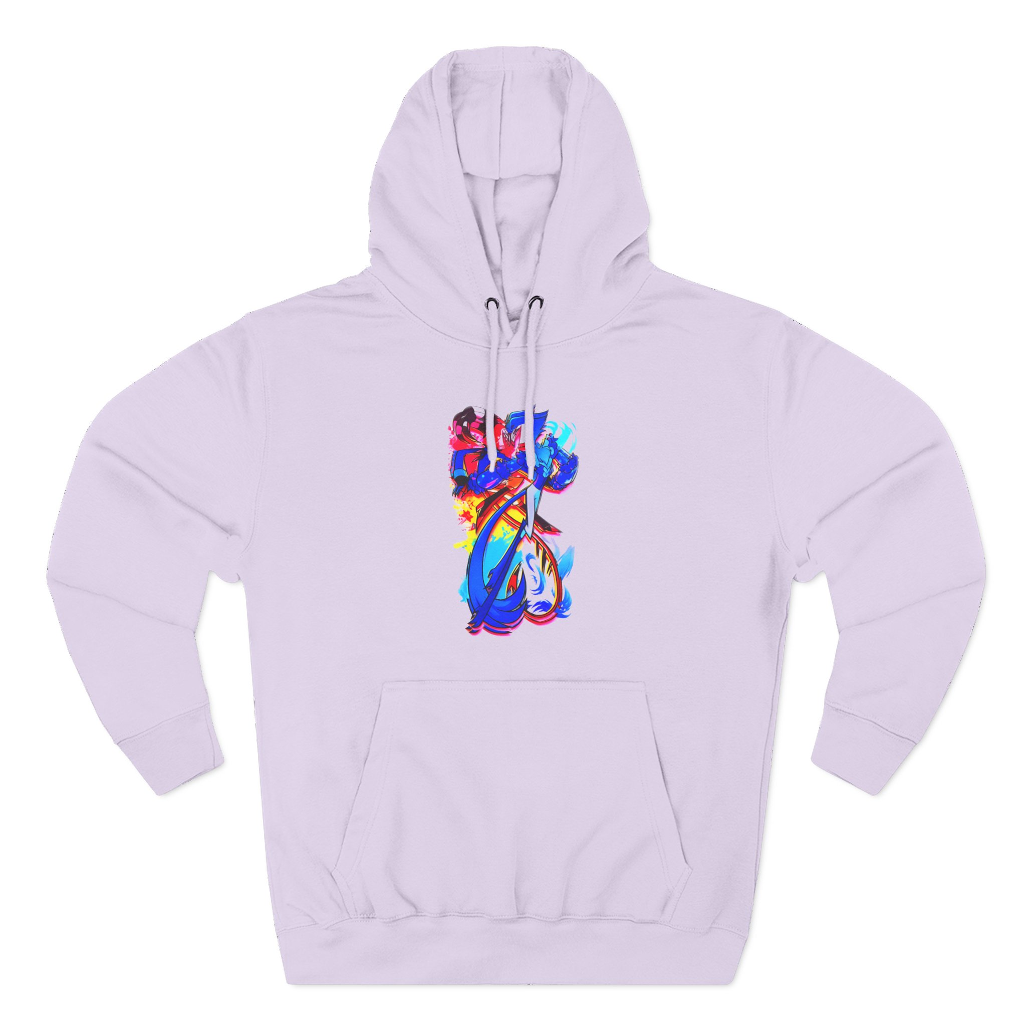 Helluva Boss Stolas & Blitzo Micro Three-Panel Fleece Hoodie