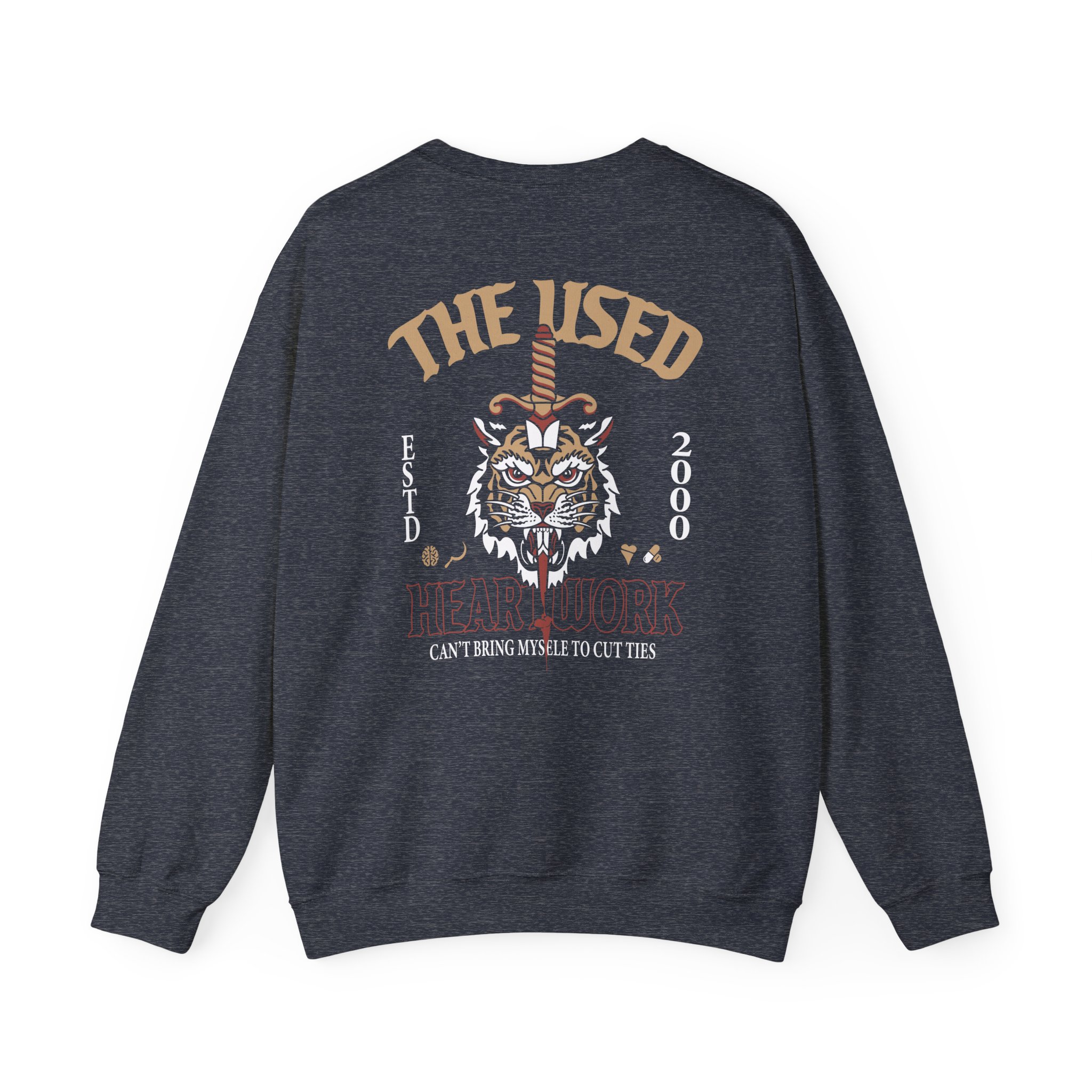 The Used Self Titled 25 Year Unisex Heavy Blendâ„¢ Crewneck Sweatshirt