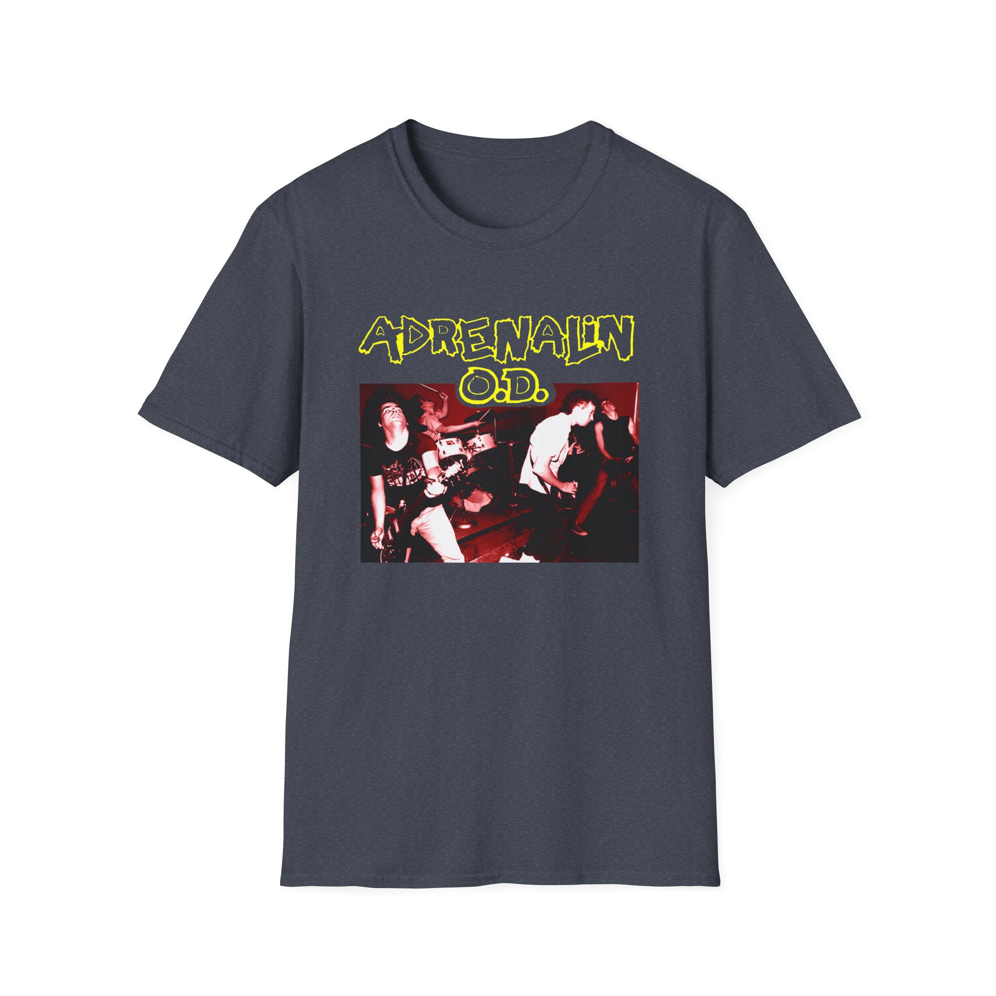 Adrenalin Od Live Shot Unisex Softstyle T-Shirt