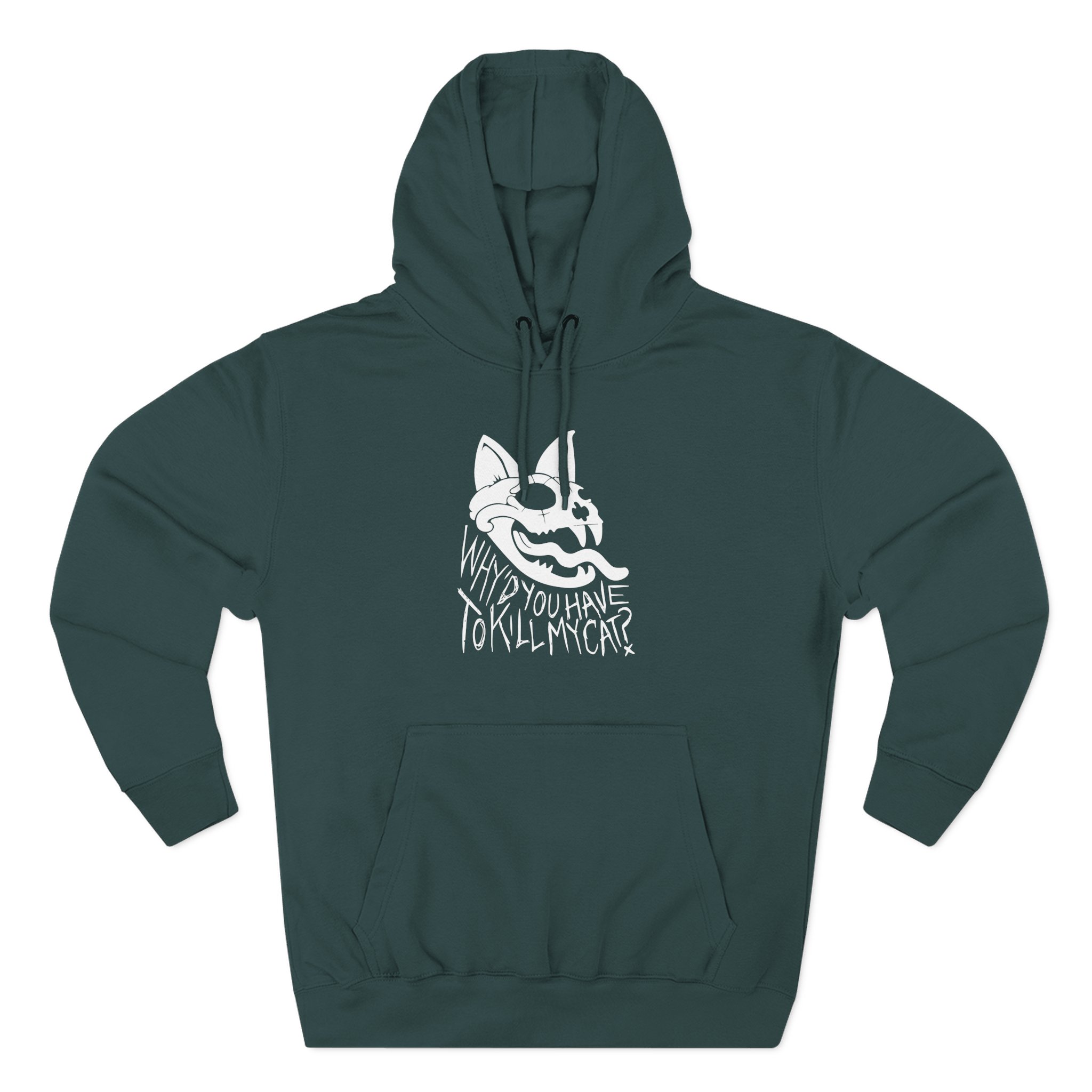 Lovejoy Why’d You Have to Kill My Cat Three-Panel Fleece Hoodie
