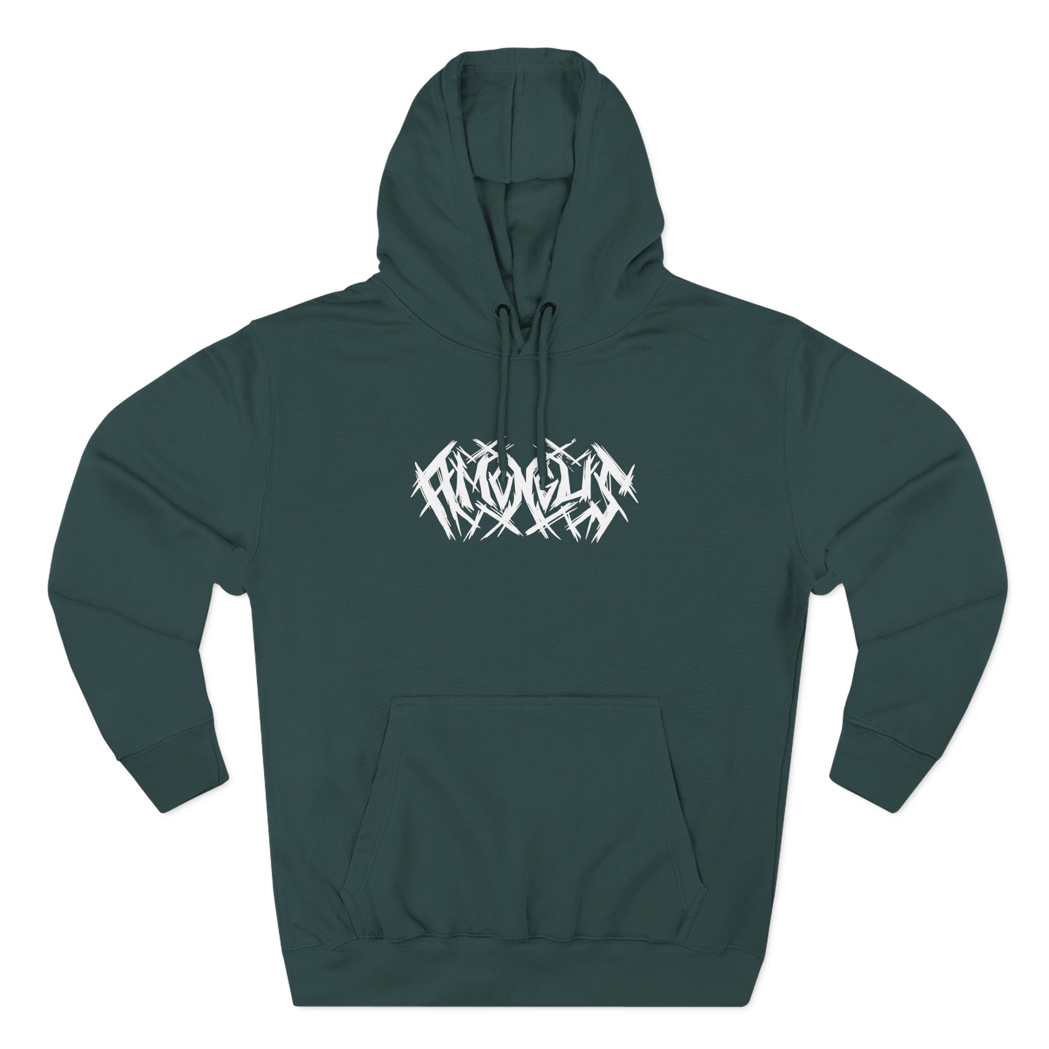 Among Us Metal Red Three-Panel Fleece Hoodie