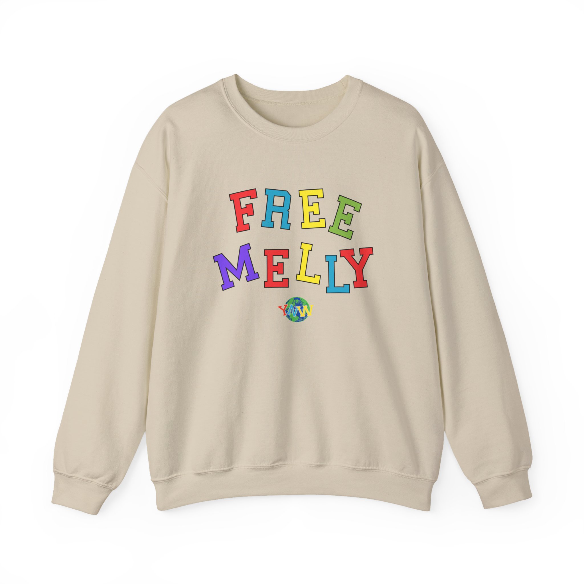 YNW Melly Free Melly Unisex Heavy Blendâ„¢ Crewneck Sweatshirt