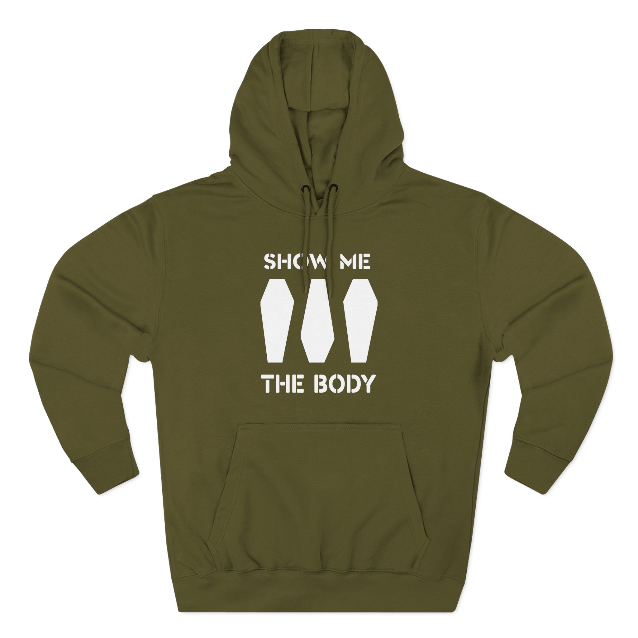 Show Me the Body Coffin Three-Panel Fleece Hoodie