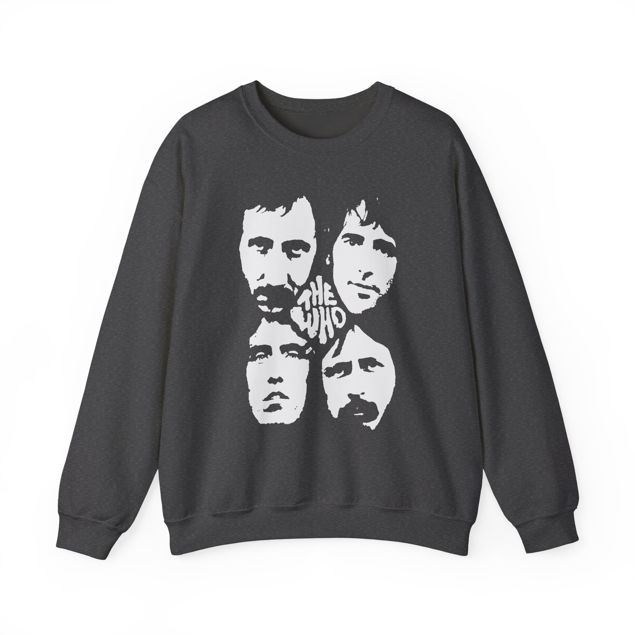 TW Distressed Four Faces Unisex Heavy Blendâ„¢ Crewneck Sweatshirt