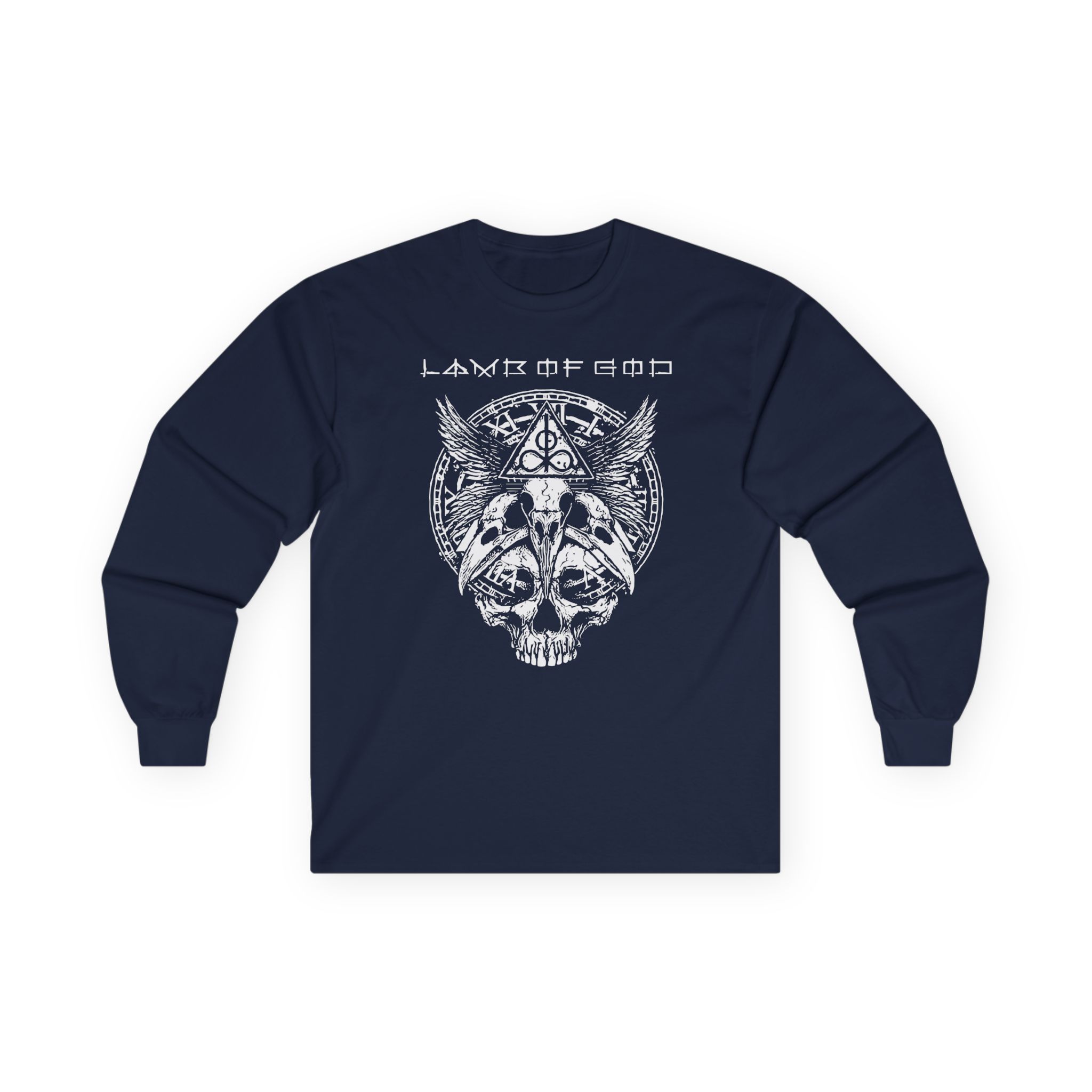 Lamb of God Time Skull Unisex Ultra Cotton Long Sleeve Tee