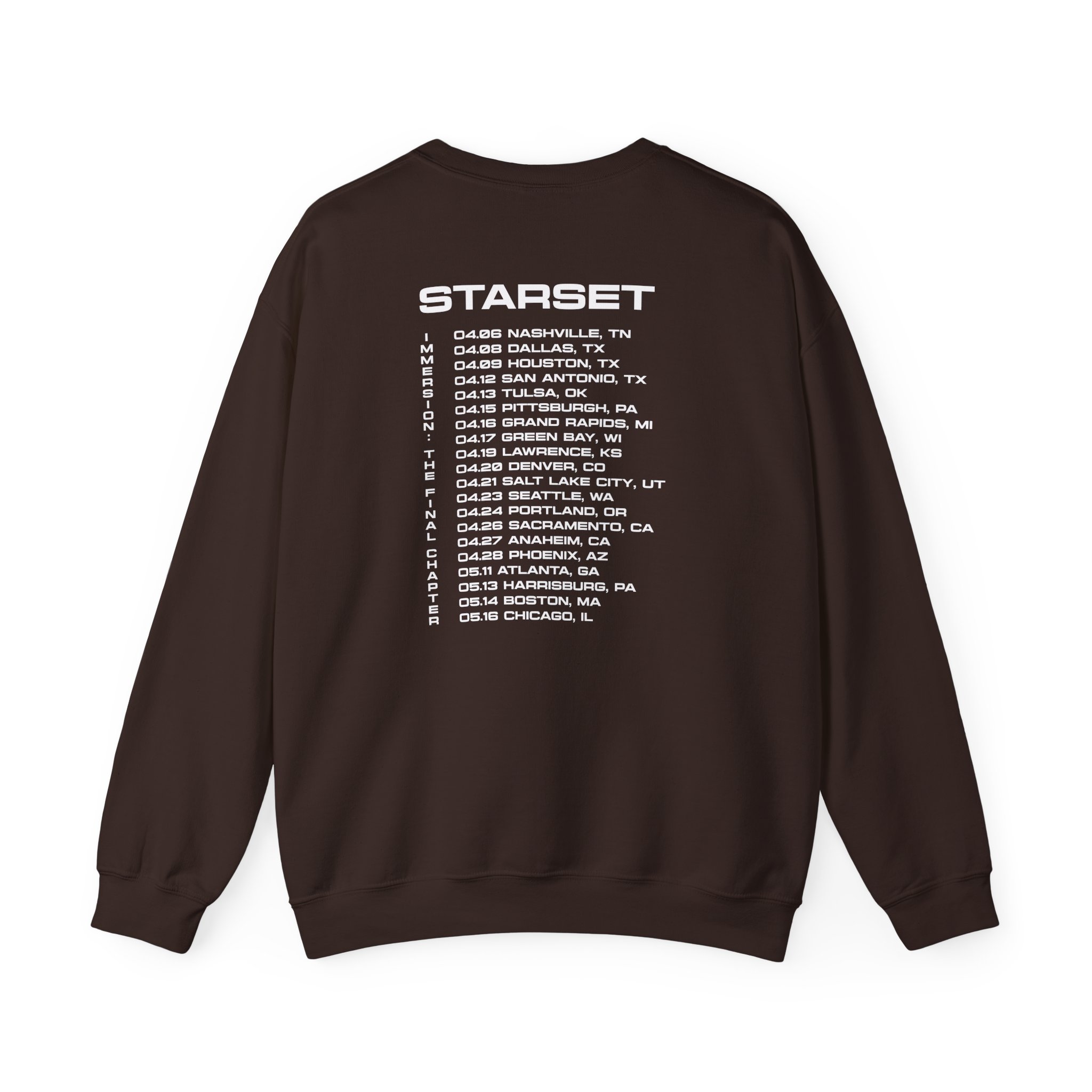 Starset Immersion Red Tour Unisex Heavy Blendâ„¢ Crewneck Sweatshirt