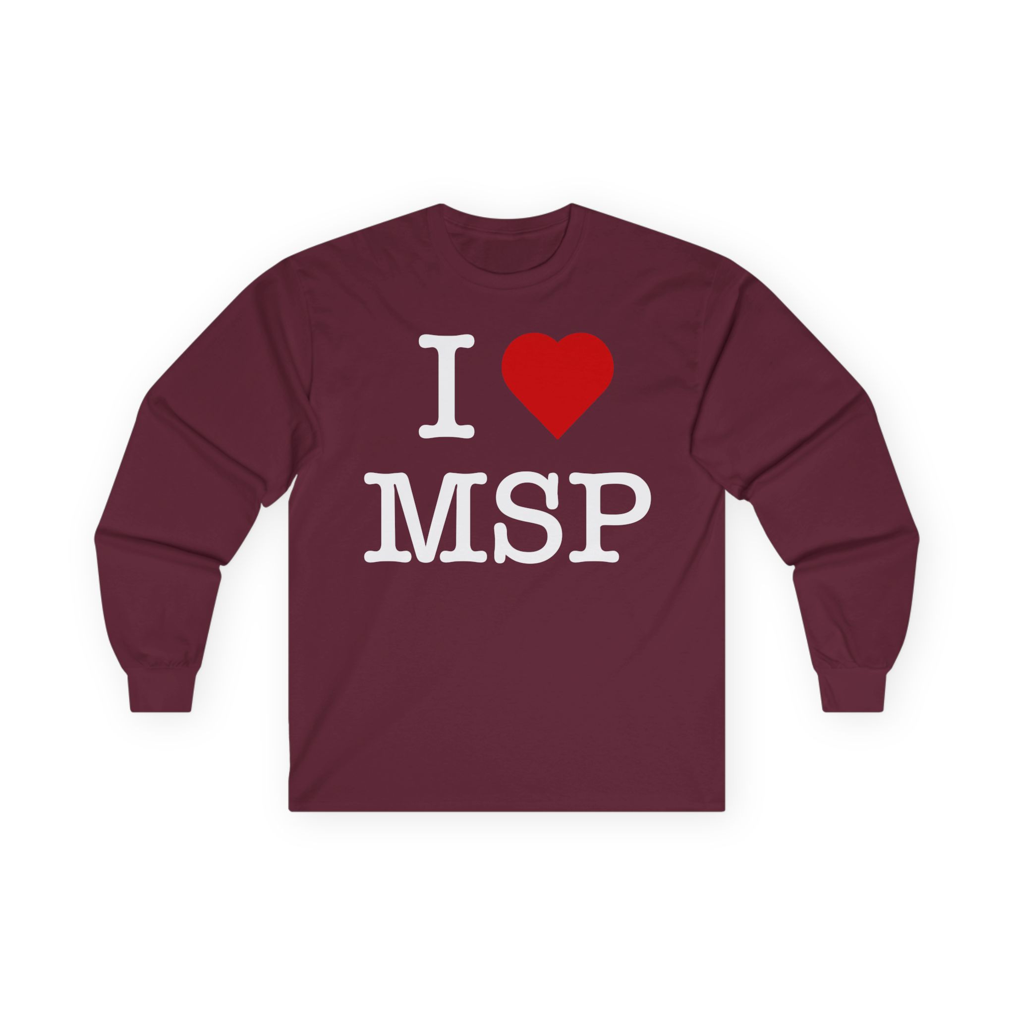 Manic Street Preachers I Heart Msp Unisex Ultra Cotton Long Sleeve Tee