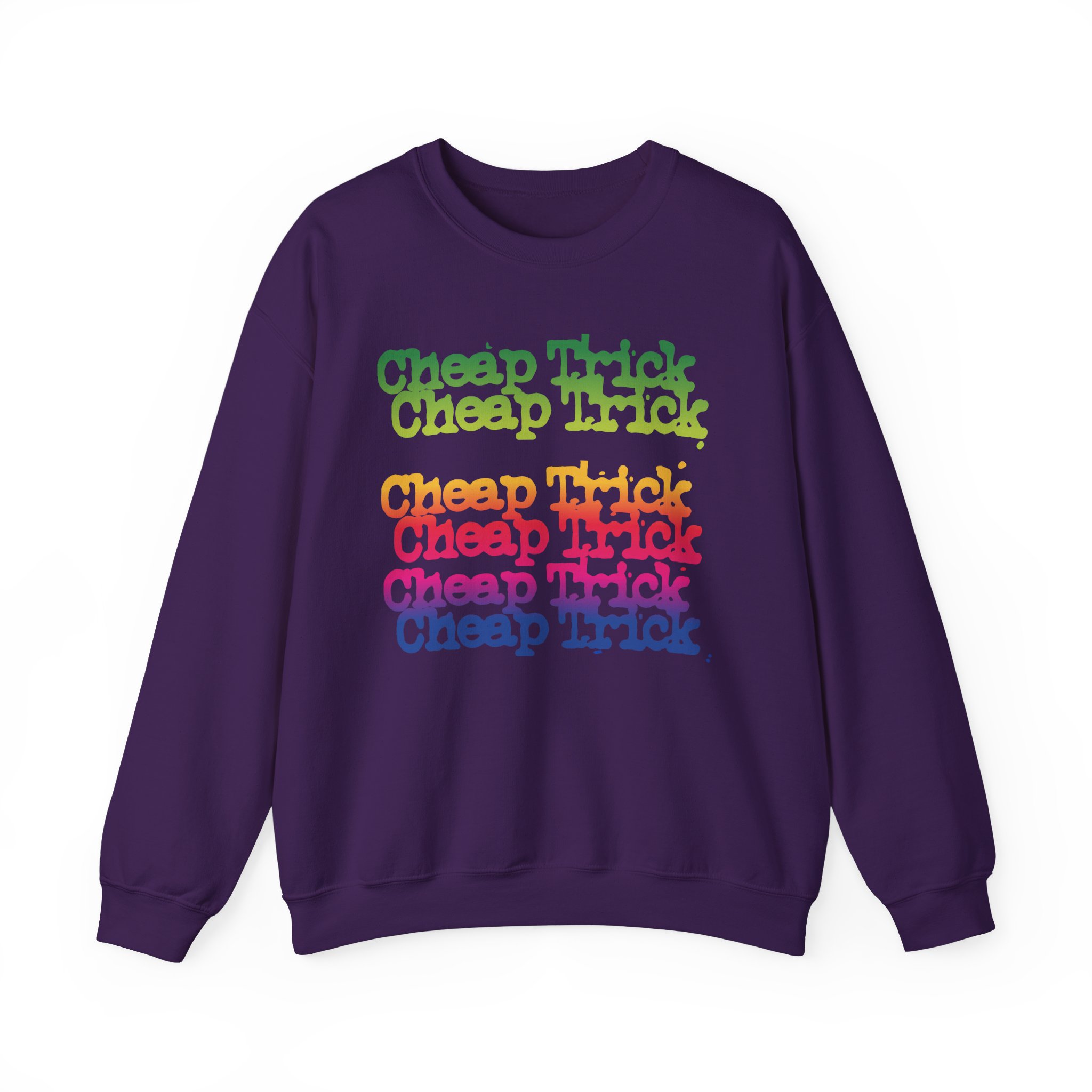 Cheap Trick Rainbow Unisex Heavy Blendâ„¢ Crewneck Sweatshirt