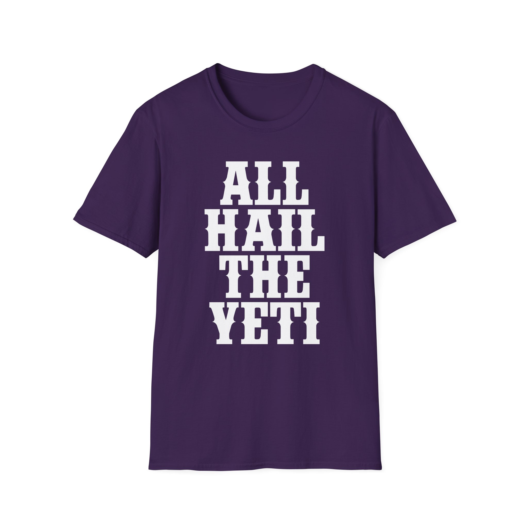 All Hail the Yeti Logo Unisex Softstyle T-Shirt