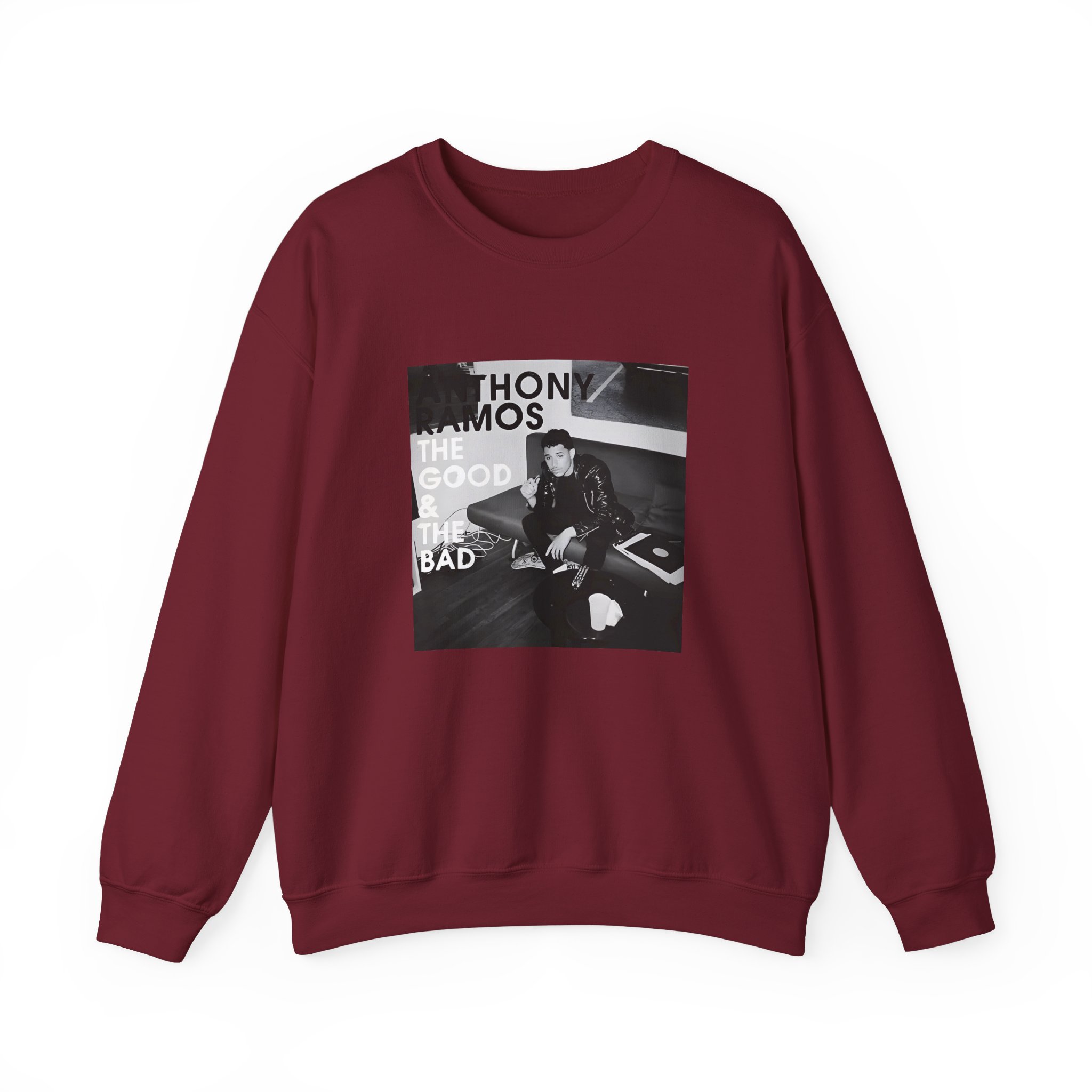 Anthony Ramos the Good & the Bad Album Unisex Heavy Blendâ„¢ Crewneck Sweatshirt