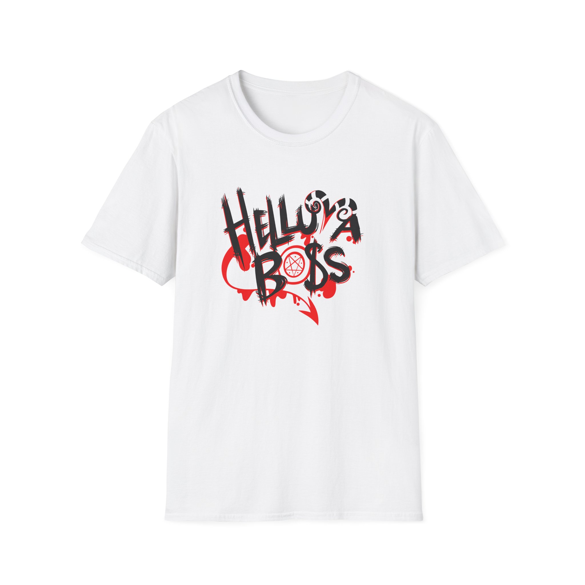 Helluva Boss Logo Unisex Softstyle T-Shirt