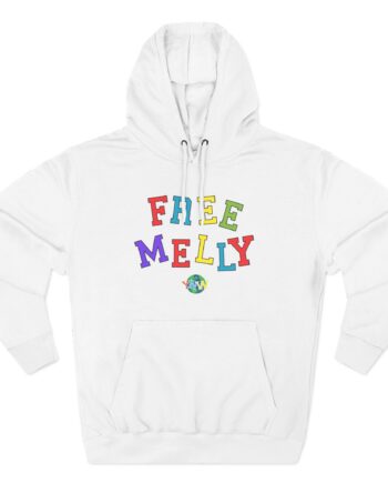 YNW Melly Free Melly Three-Panel Fleece Hoodie