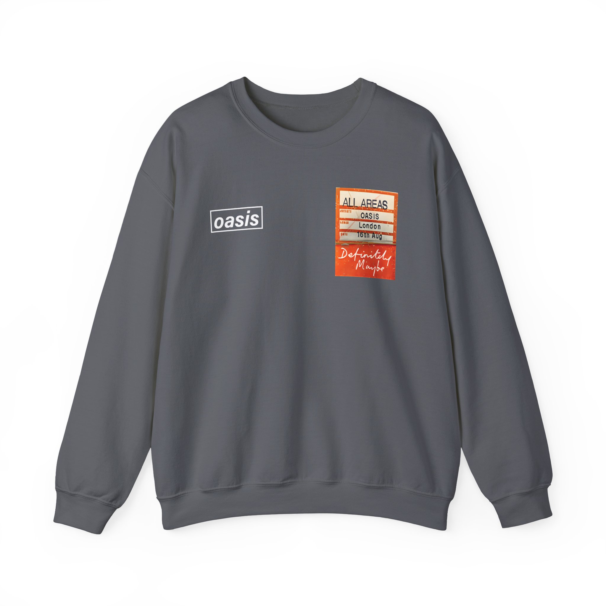 Oasis Setlist Unisex Heavy Blendâ„¢ Crewneck Sweatshirt