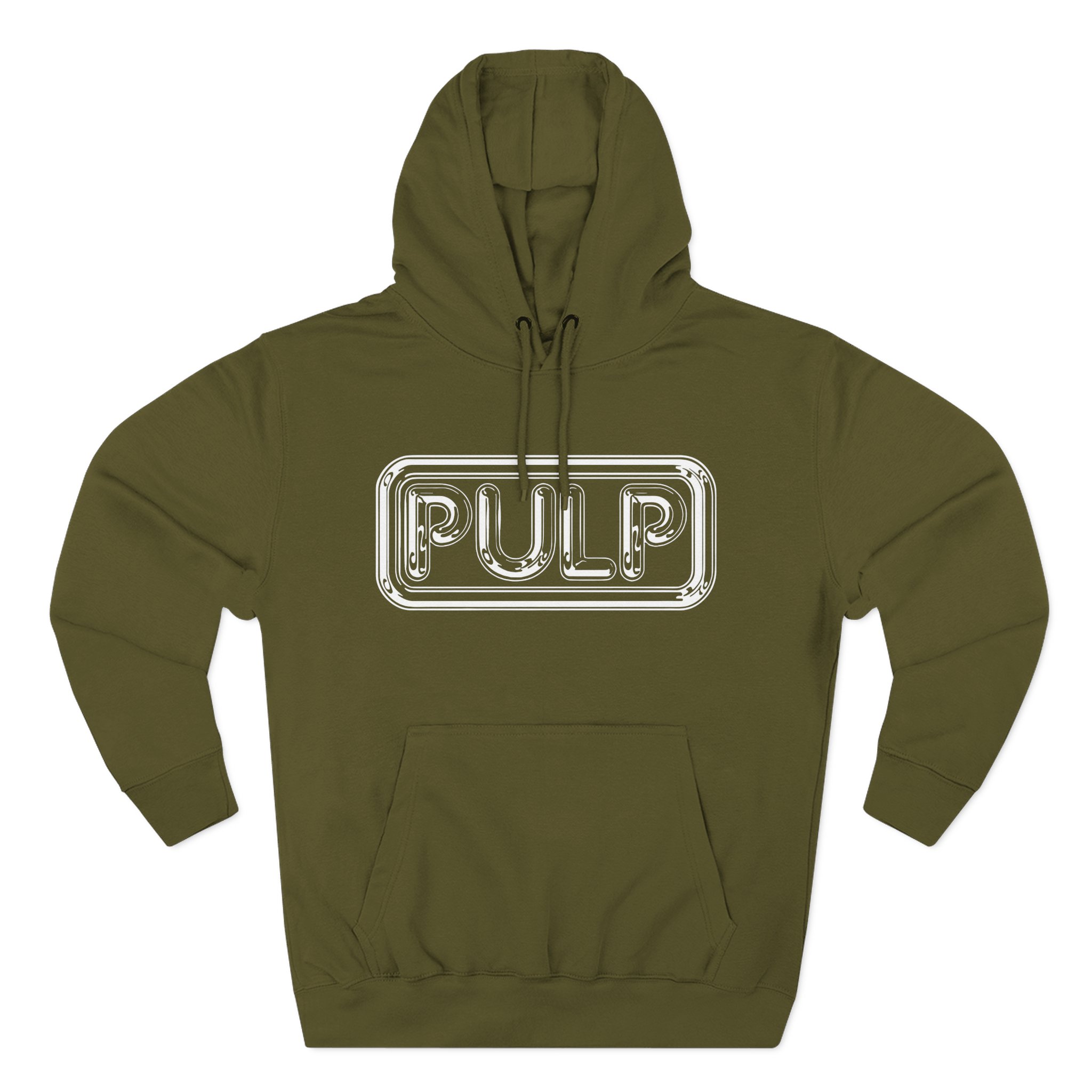 Pulp Logo Three-Panel Fleece Hoodie