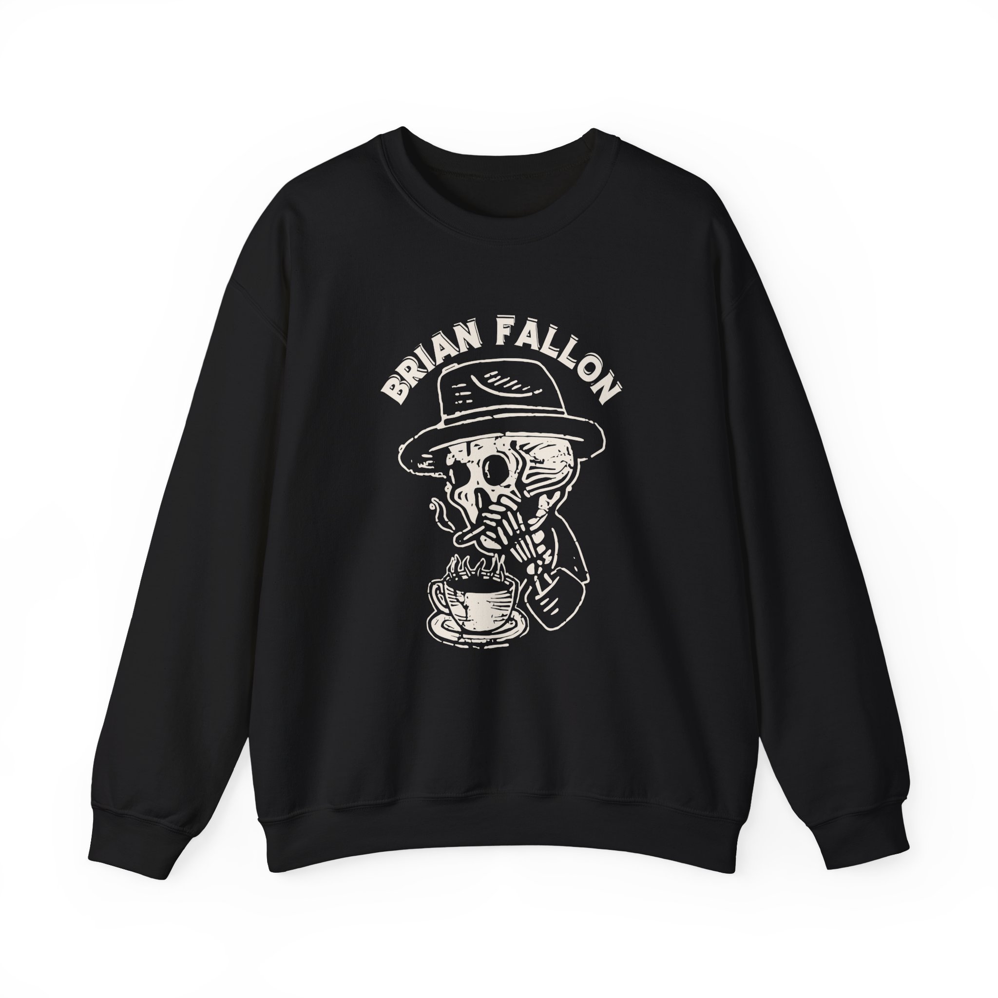 Brian Fallon Smoking Skeleton Unisex Heavy Blendâ„¢ Crewneck Sweatshirt