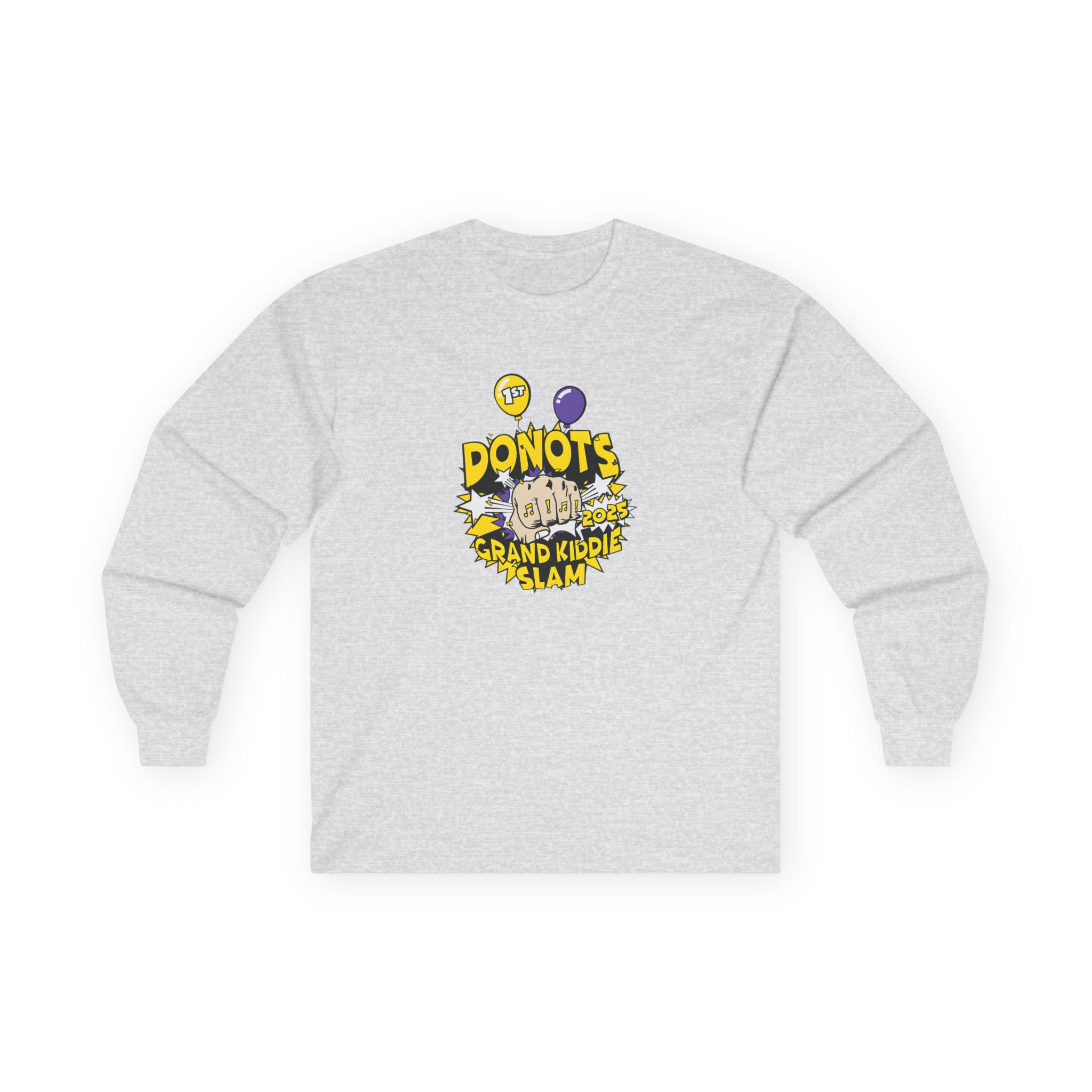 Donots Grand Kiddie Slam Unisex Ultra Cotton Long Sleeve Tee