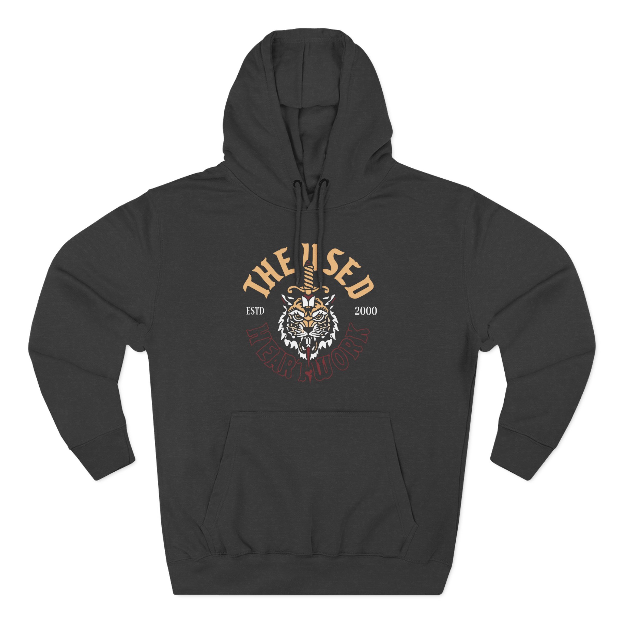 The Used Self Titled 25 Year Three-Panel Fleece Hoodie