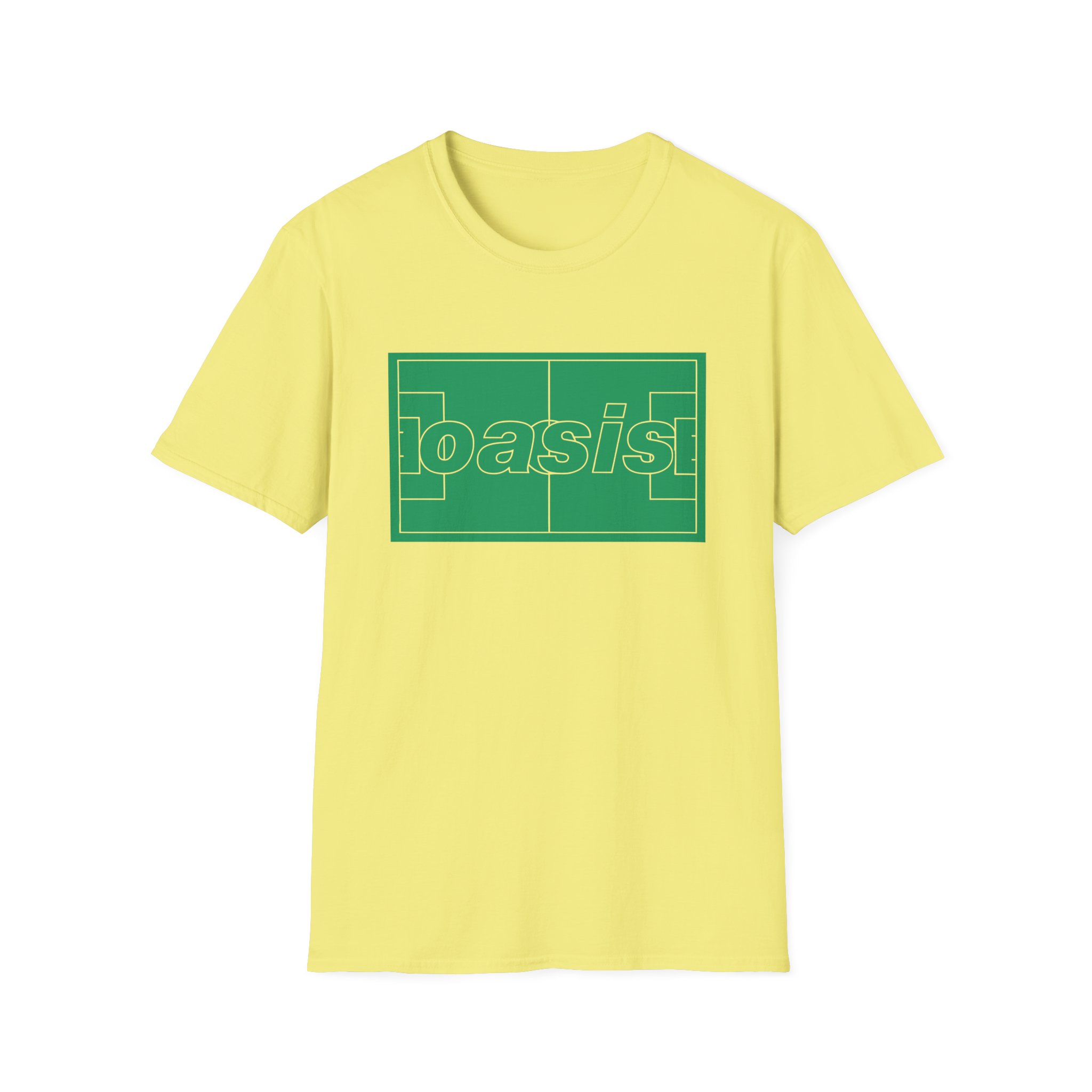 Oasis Logo Pitch Unisex Softstyle T-Shirt