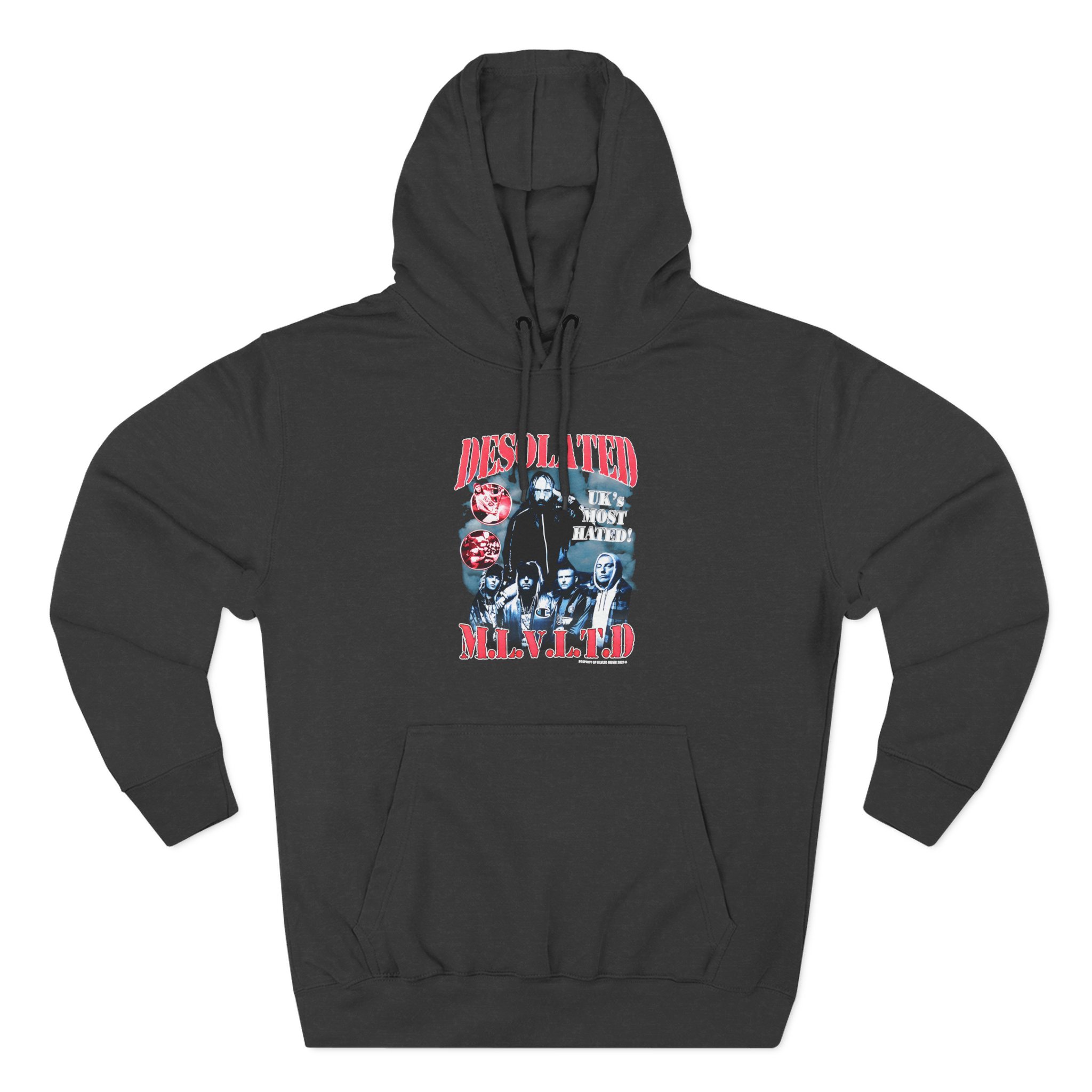 Desolated UK's Most Hated Three-Panel Fleece Hoodie