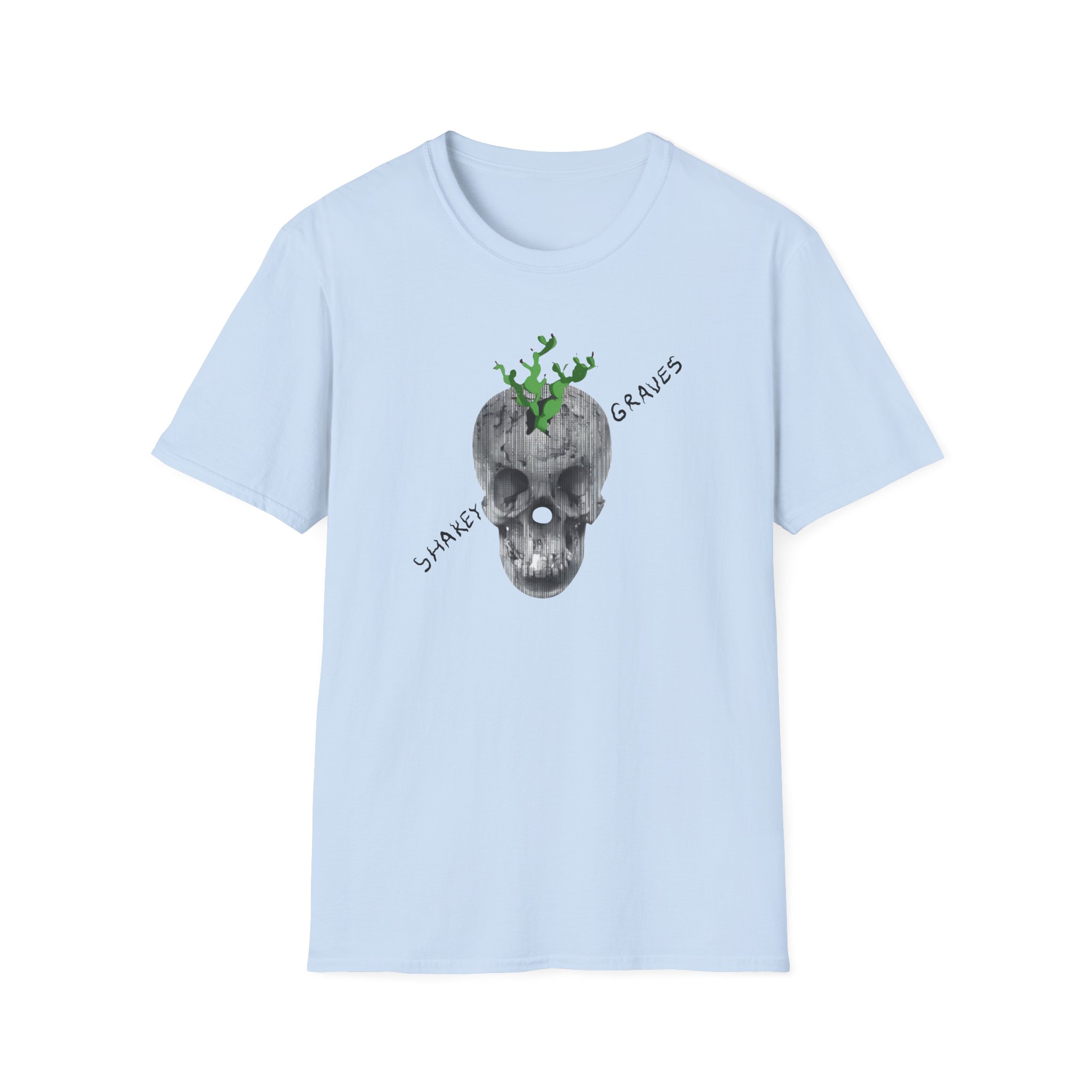Shakey Graves Skull Unisex Softstyle T-Shirt