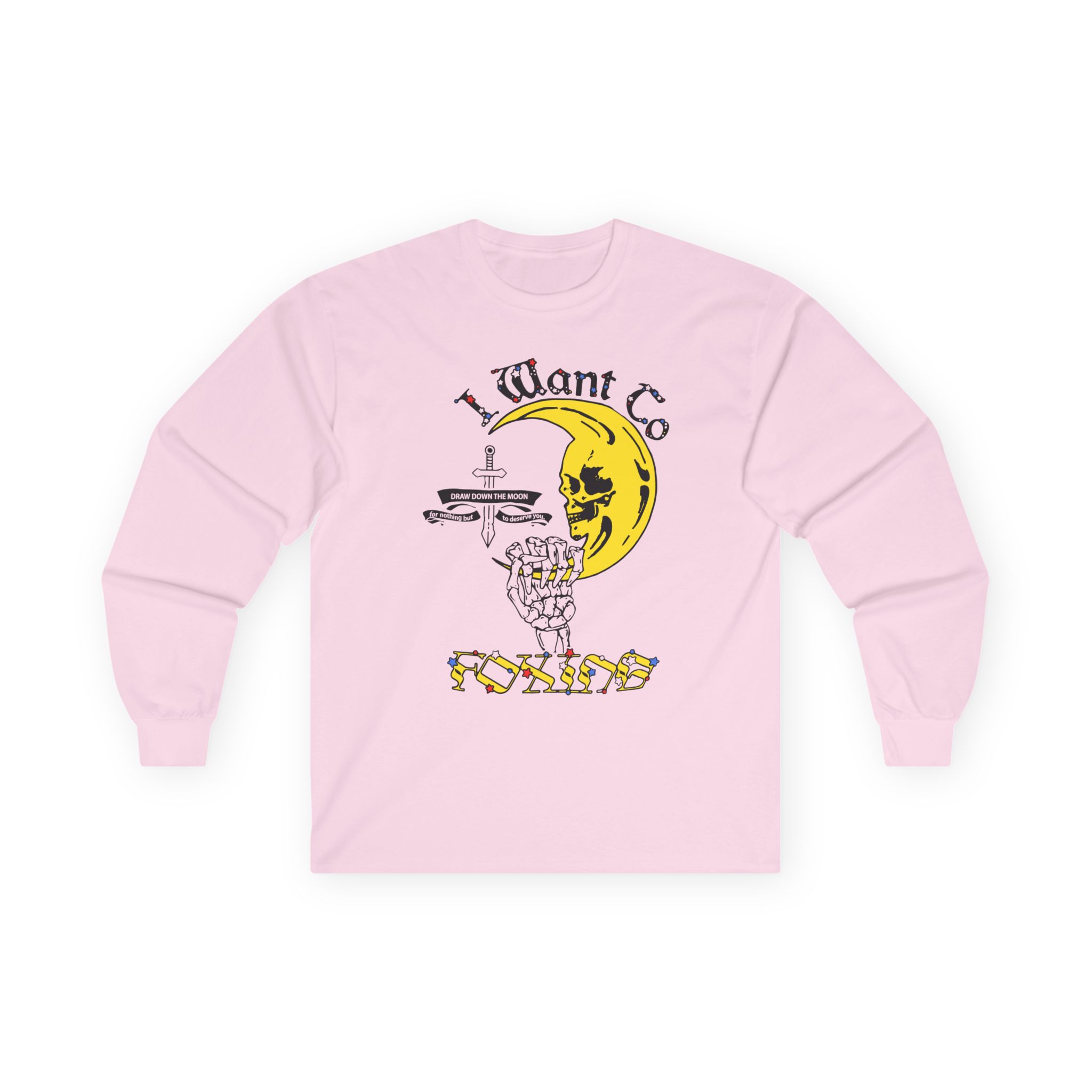 Foxing Draw Down Unisex Ultra Cotton Long Sleeve Tee