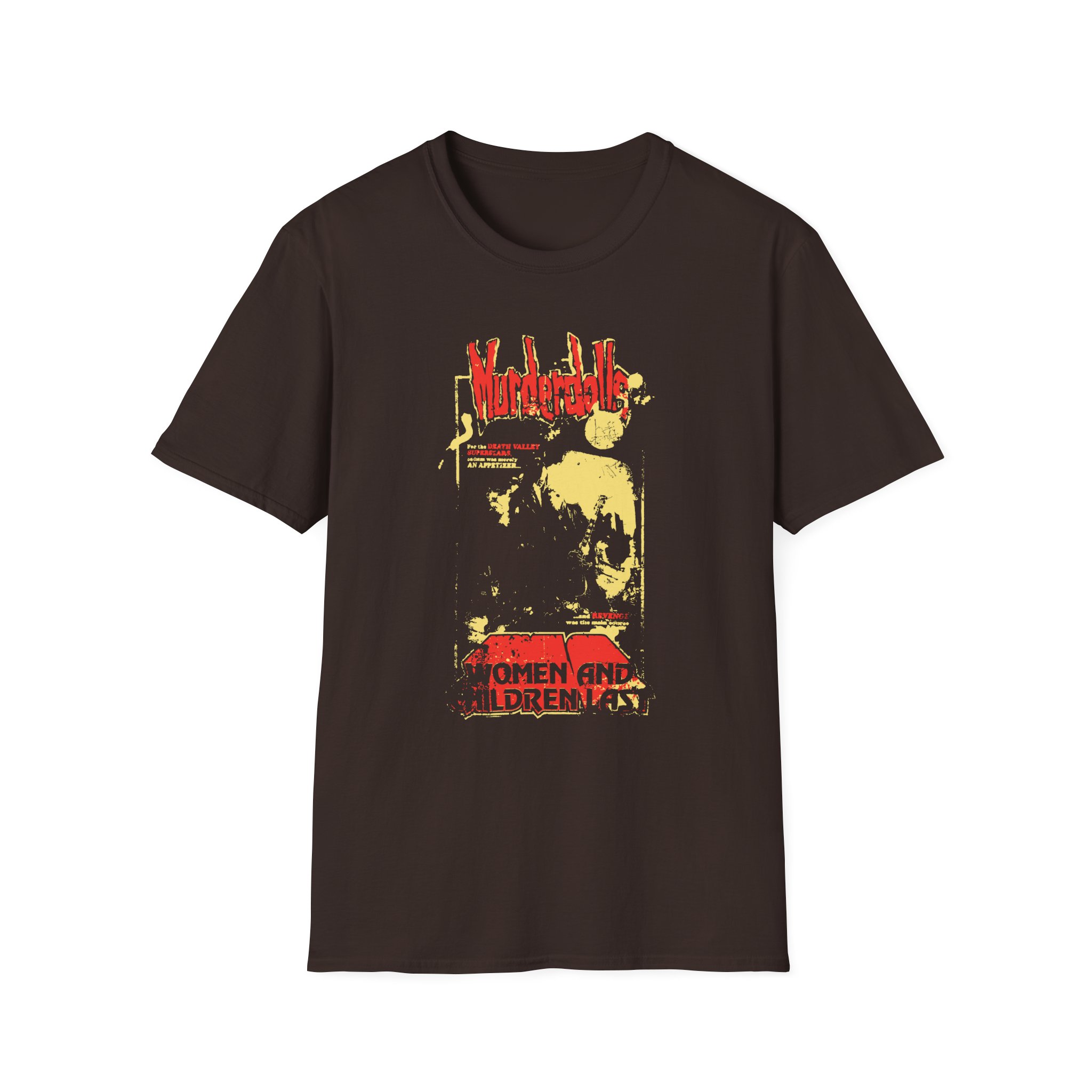 Murderdolls 80's Horror Poster Unisex Softstyle T-Shirt