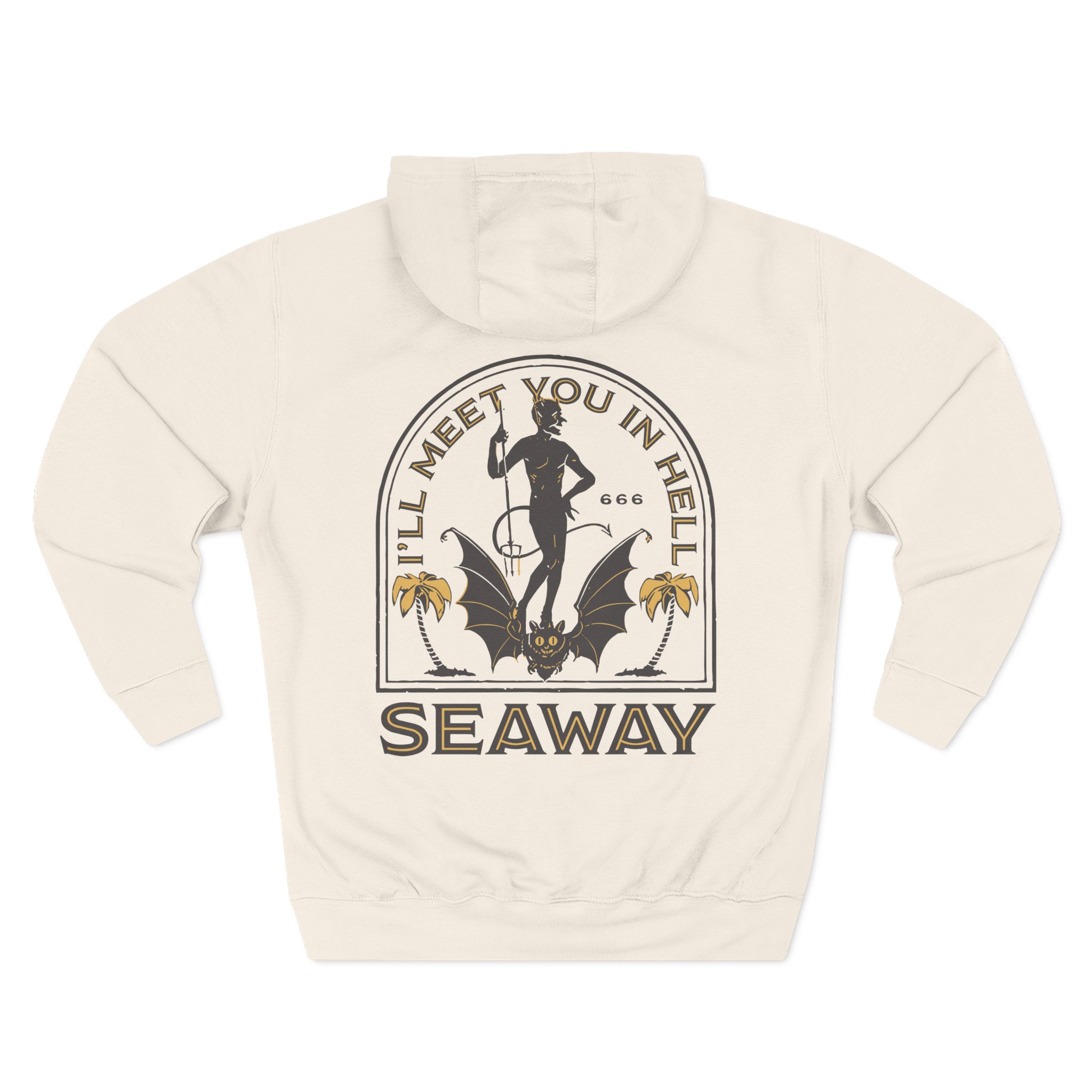 Seaway Hell Three-Panel Fleece Hoodie