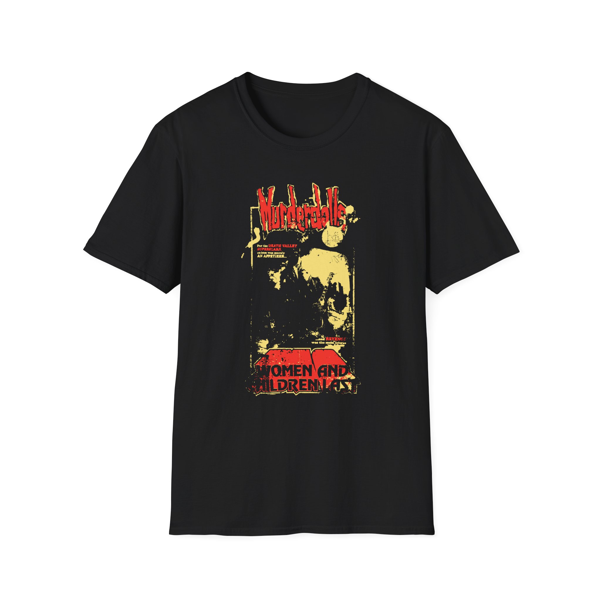 Murderdolls 80's Horror Poster Unisex Softstyle T-Shirt