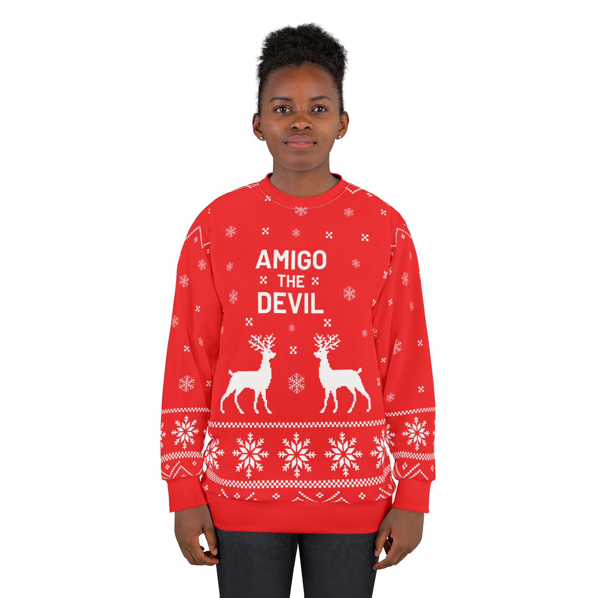 Amigo the Devil Unisex Sweatshirt (AOP)