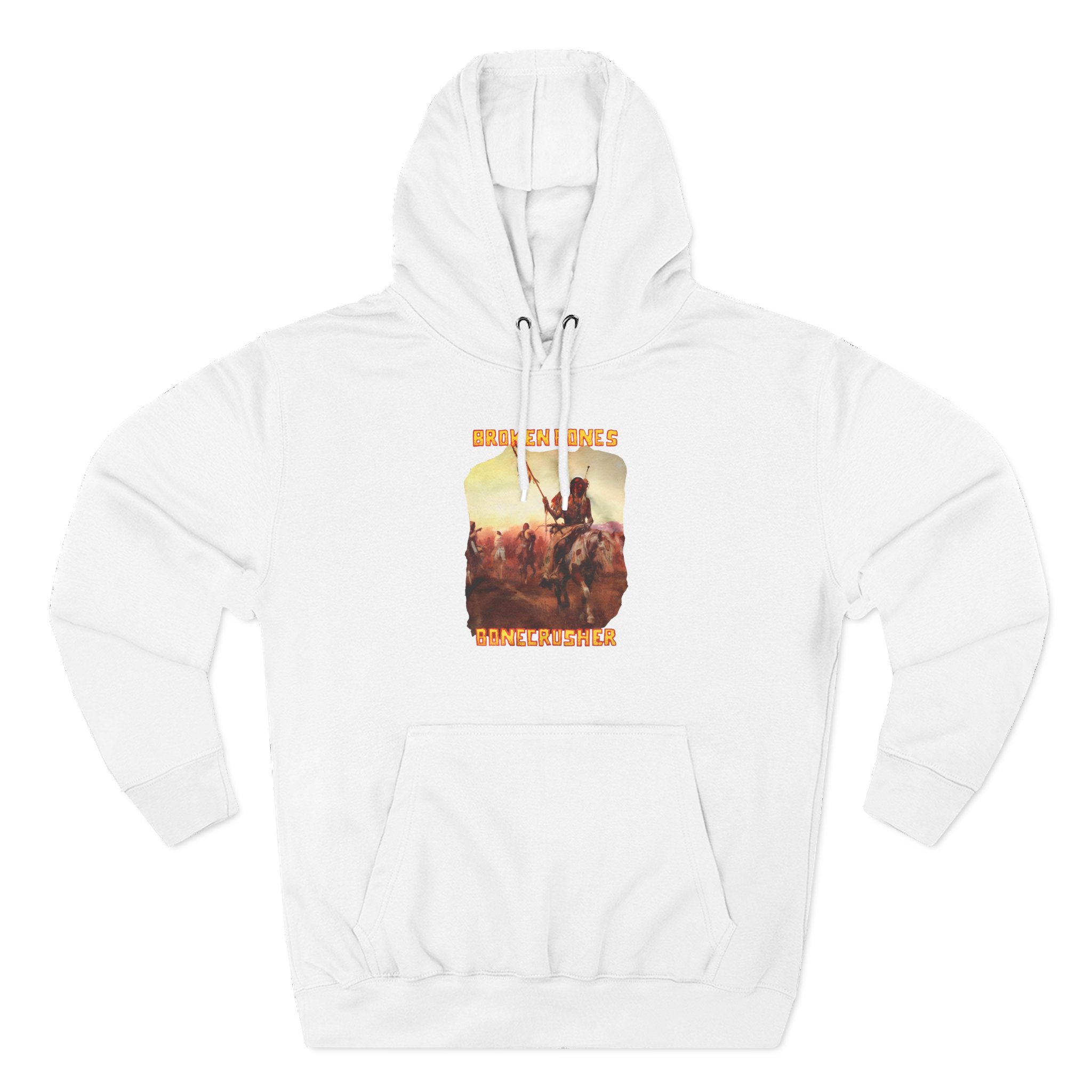 Broken Bones Bonecrusher Three-Panel Fleece Hoodie