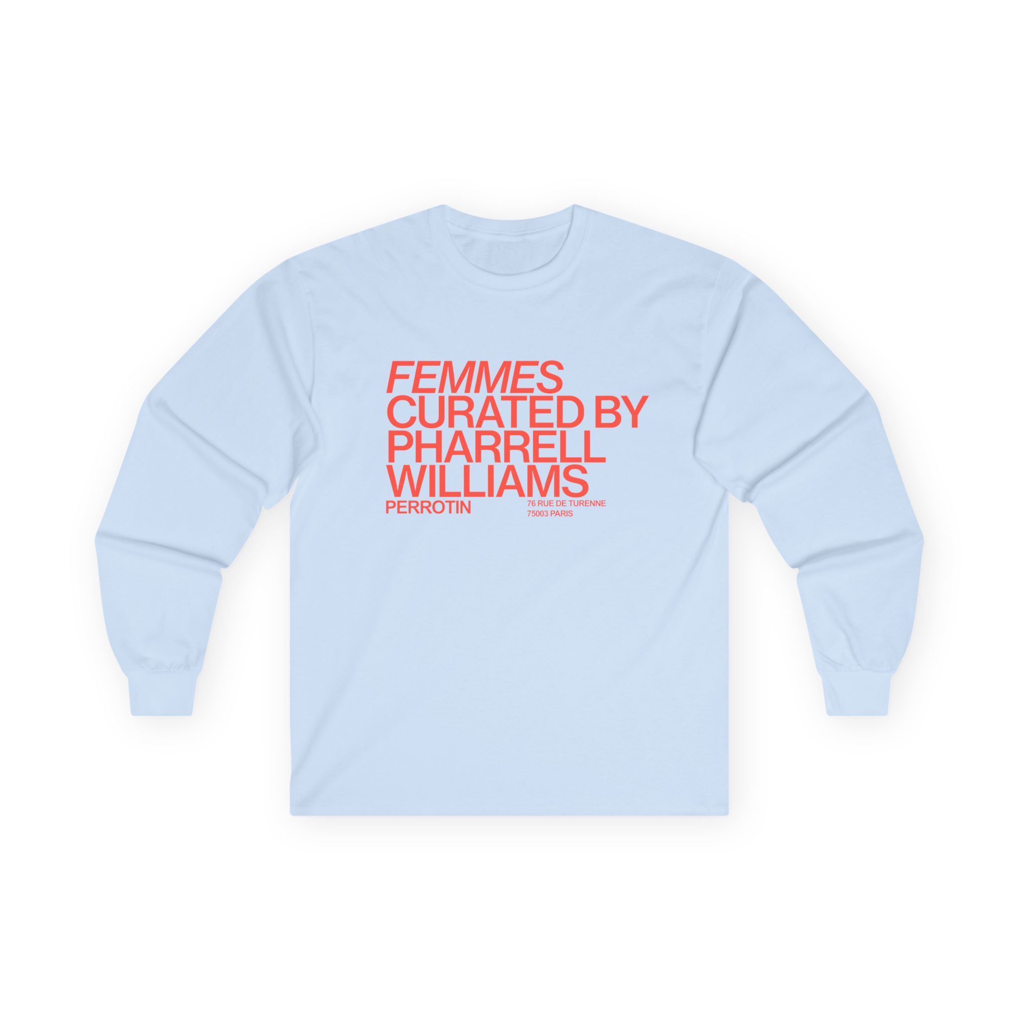 Pharrell Williams Femmes Unisex Ultra Cotton Long Sleeve Tee