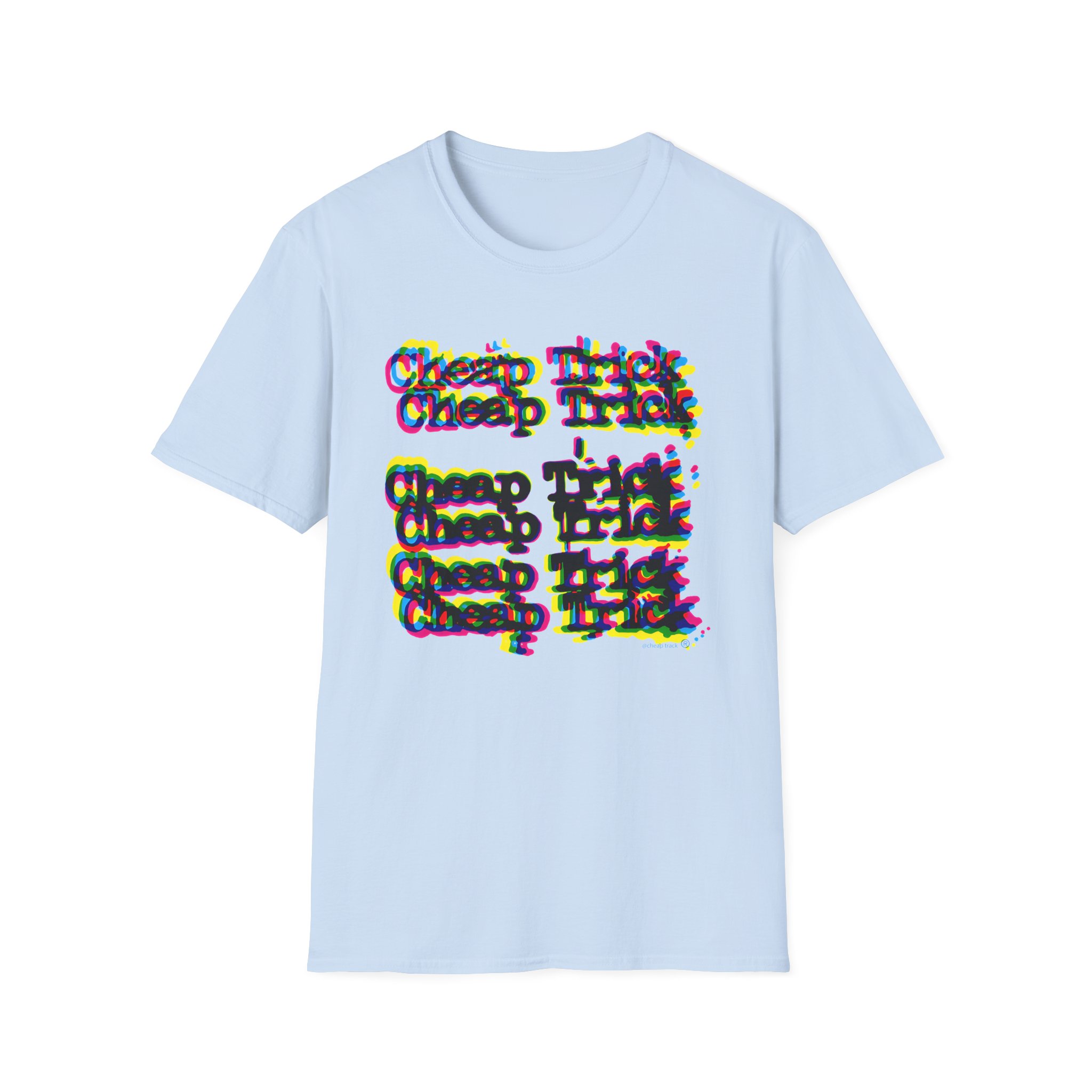 Cheap Trick 3d Logo Unisex Softstyle T-Shirt