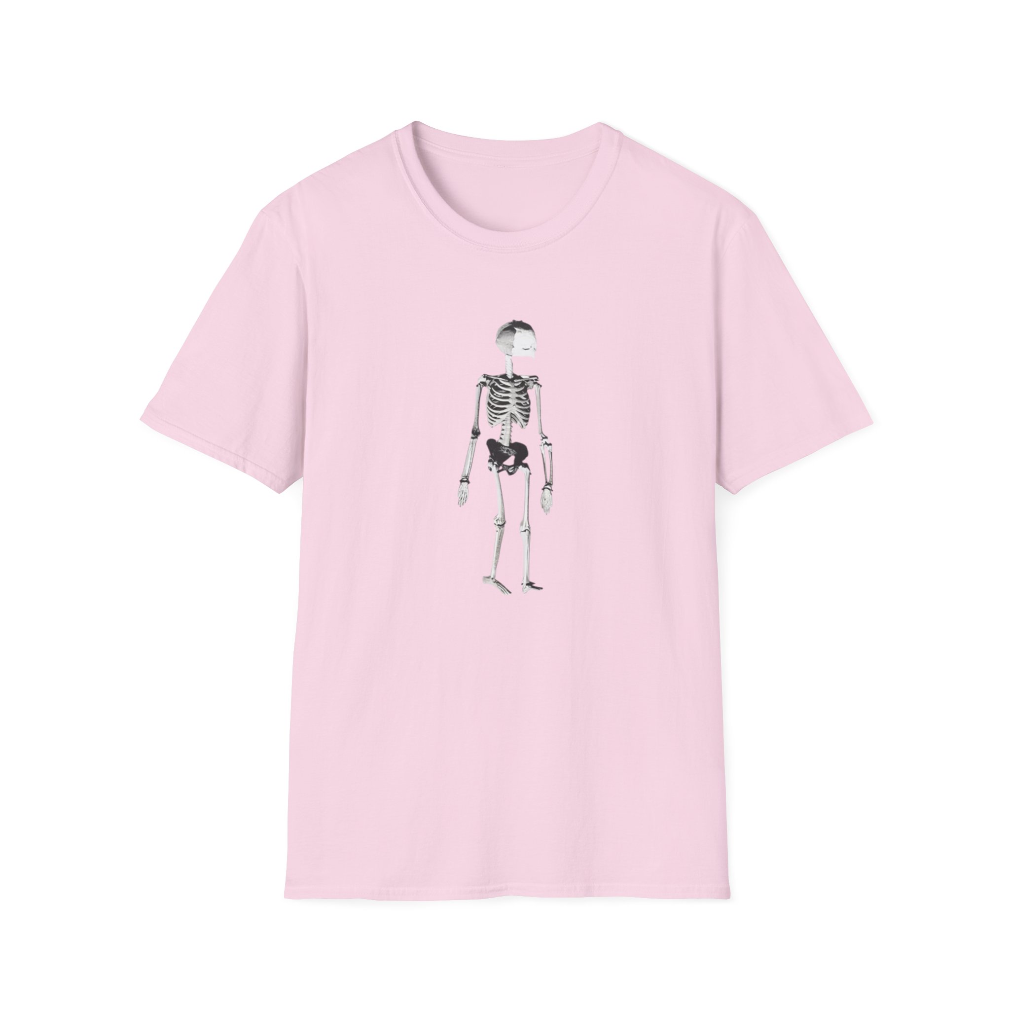 Kurt Cobain Skeleton Unisex Softstyle T-Shirt