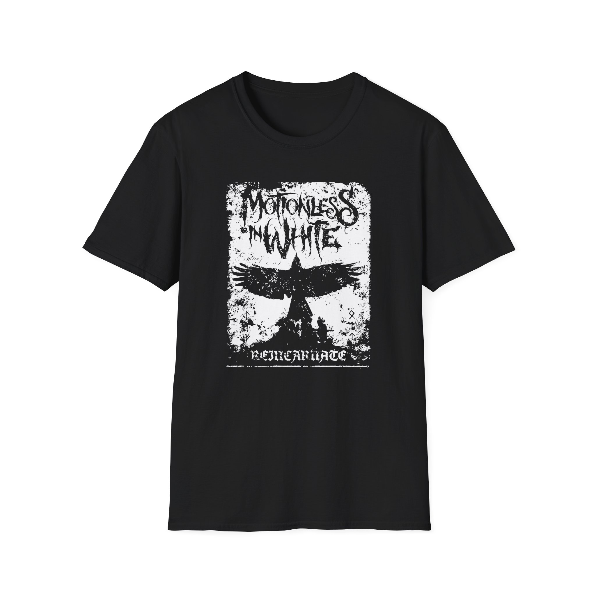 Motionless in White Reincarnate Crow Unisex Softstyle T-Shirt