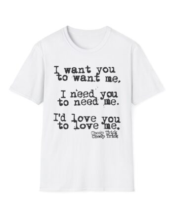 Cheap Trick I Want You to Want Me Unisex Softstyle T-Shirt