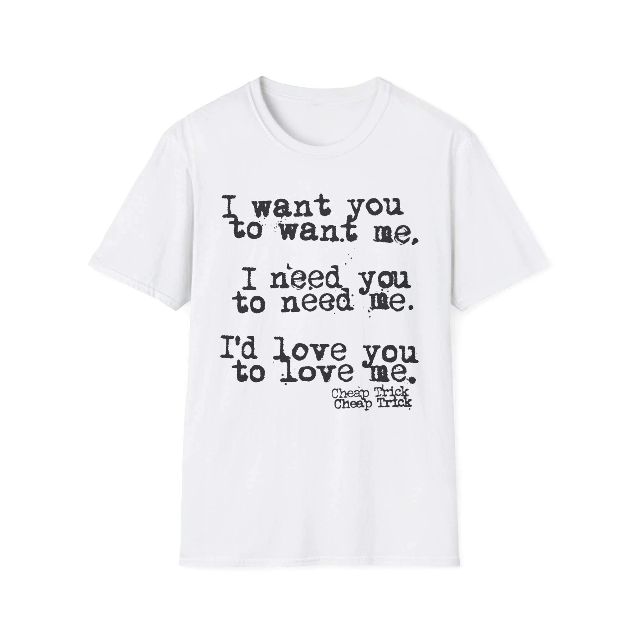 Cheap Trick I Want You to Want Me Unisex Softstyle T-Shirt