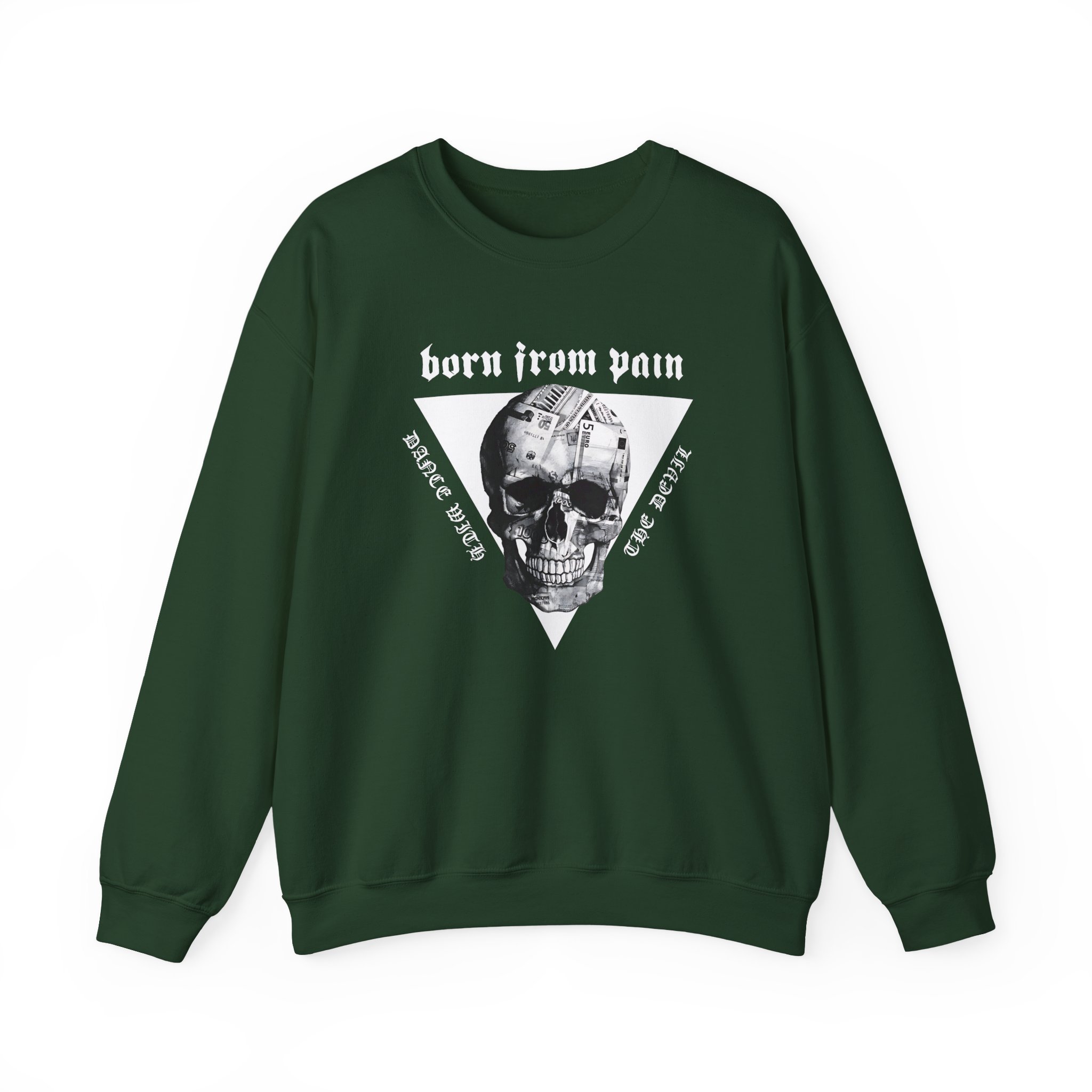 Born From Pain Dance With the Devil Unisex Heavy Blendâ„¢ Crewneck Sweatshirt