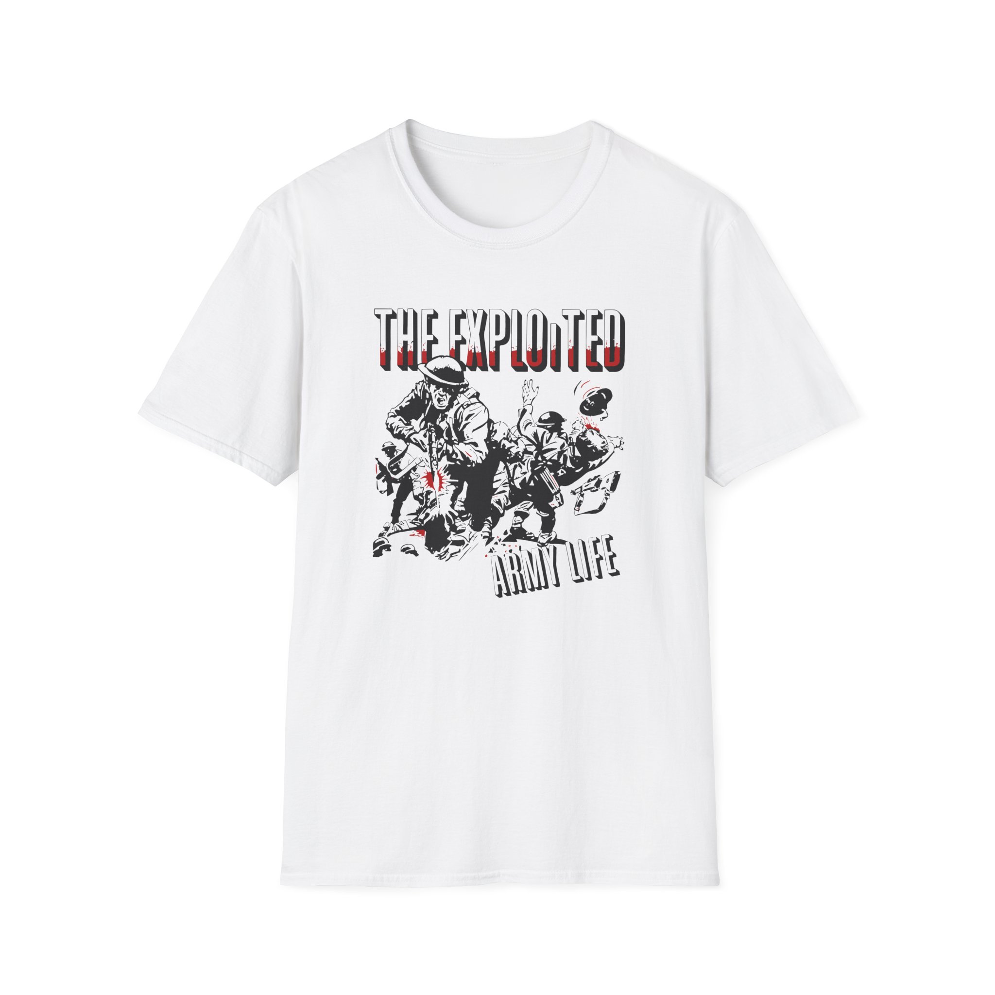 The Exploited Army Life Unisex Softstyle T-Shirt