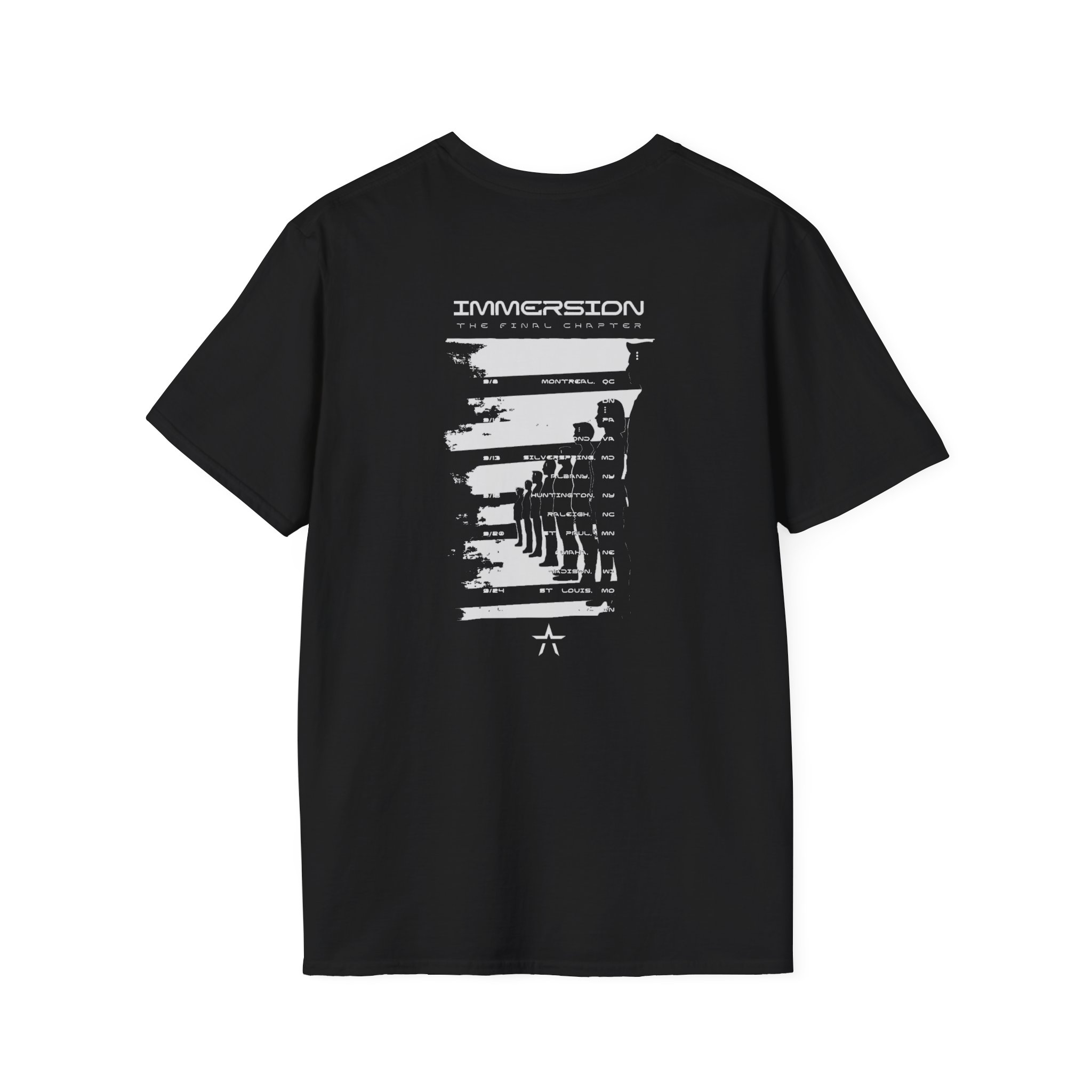 Starset Immersion New East Tour Unisex Softstyle T-Shirt