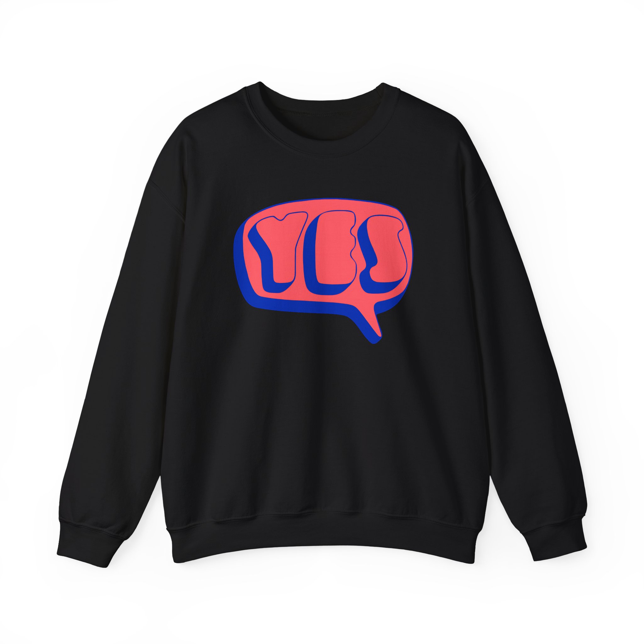 Yes Word Bubble Unisex Heavy Blendâ„¢ Crewneck Sweatshirt