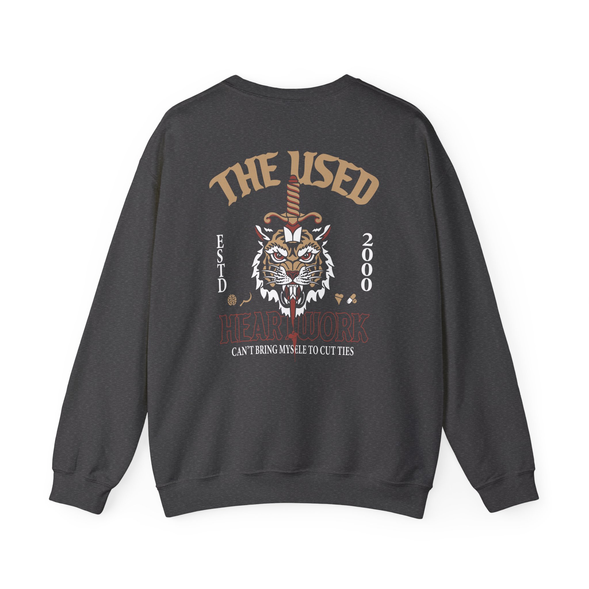 The Used Self Titled 25 Year Unisex Heavy Blendâ„¢ Crewneck Sweatshirt