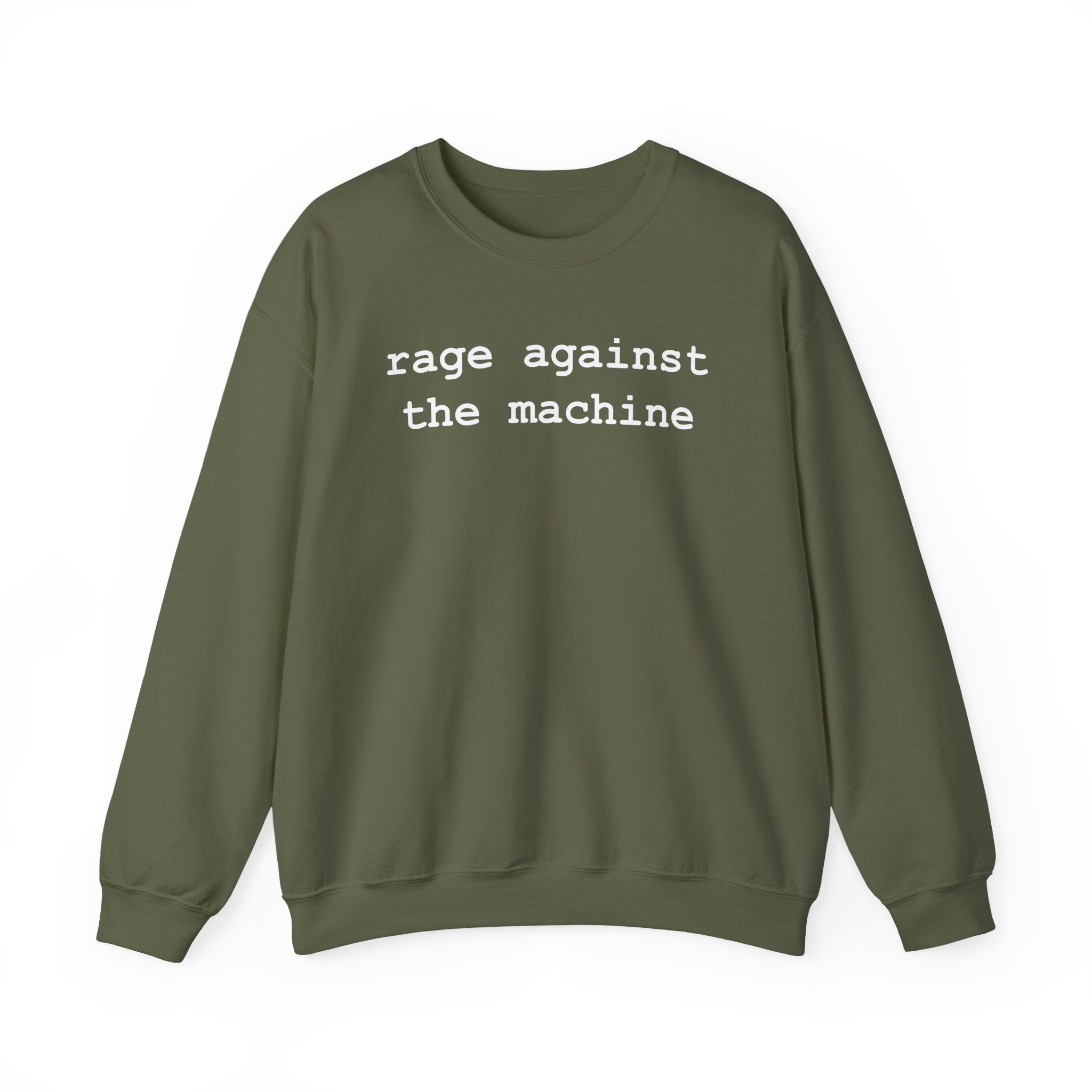 Rage Against the Machine Typewriter Molotov Unisex Heavy Blendâ„¢ Crewneck Sweatshirt