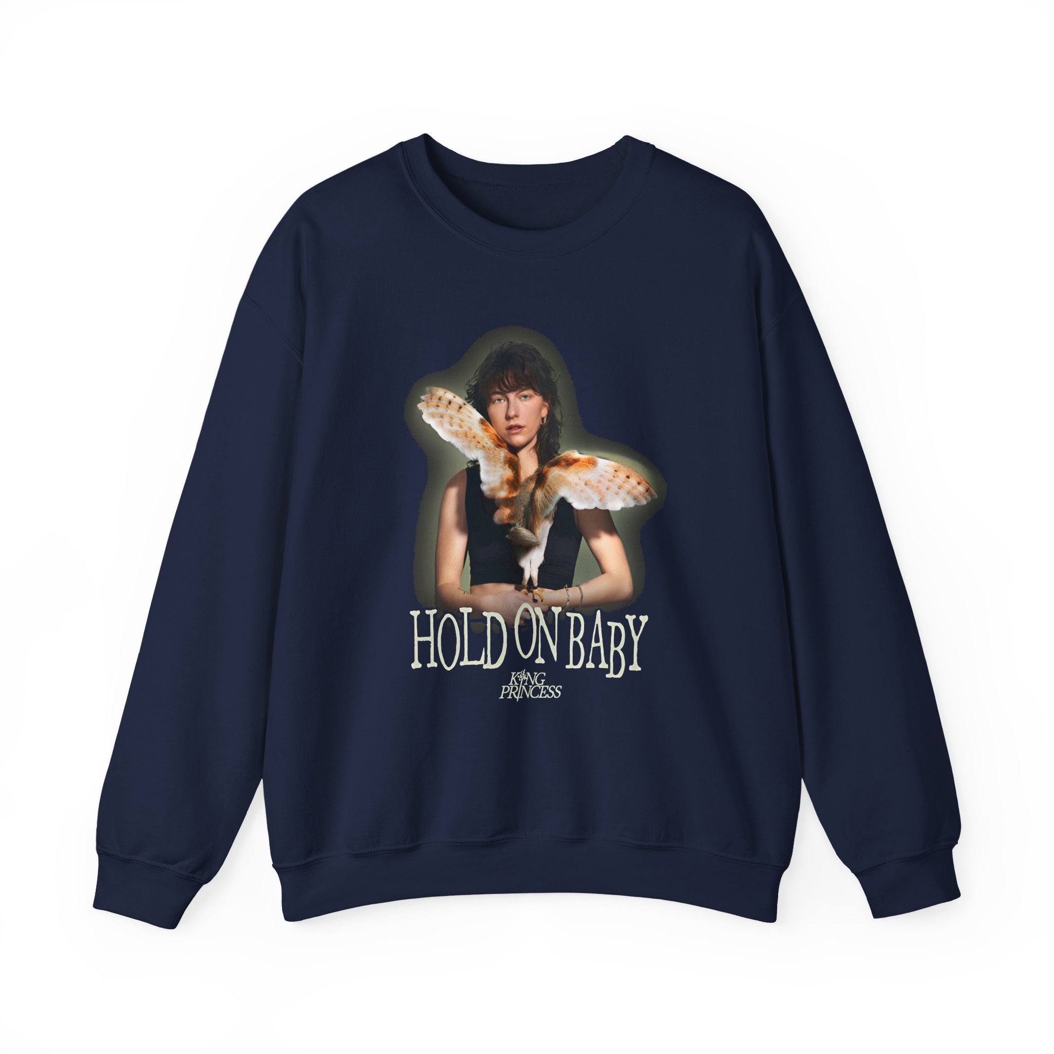 King Princess Hold on Baby Unisex Heavy Blendâ„¢ Crewneck Sweatshirt
