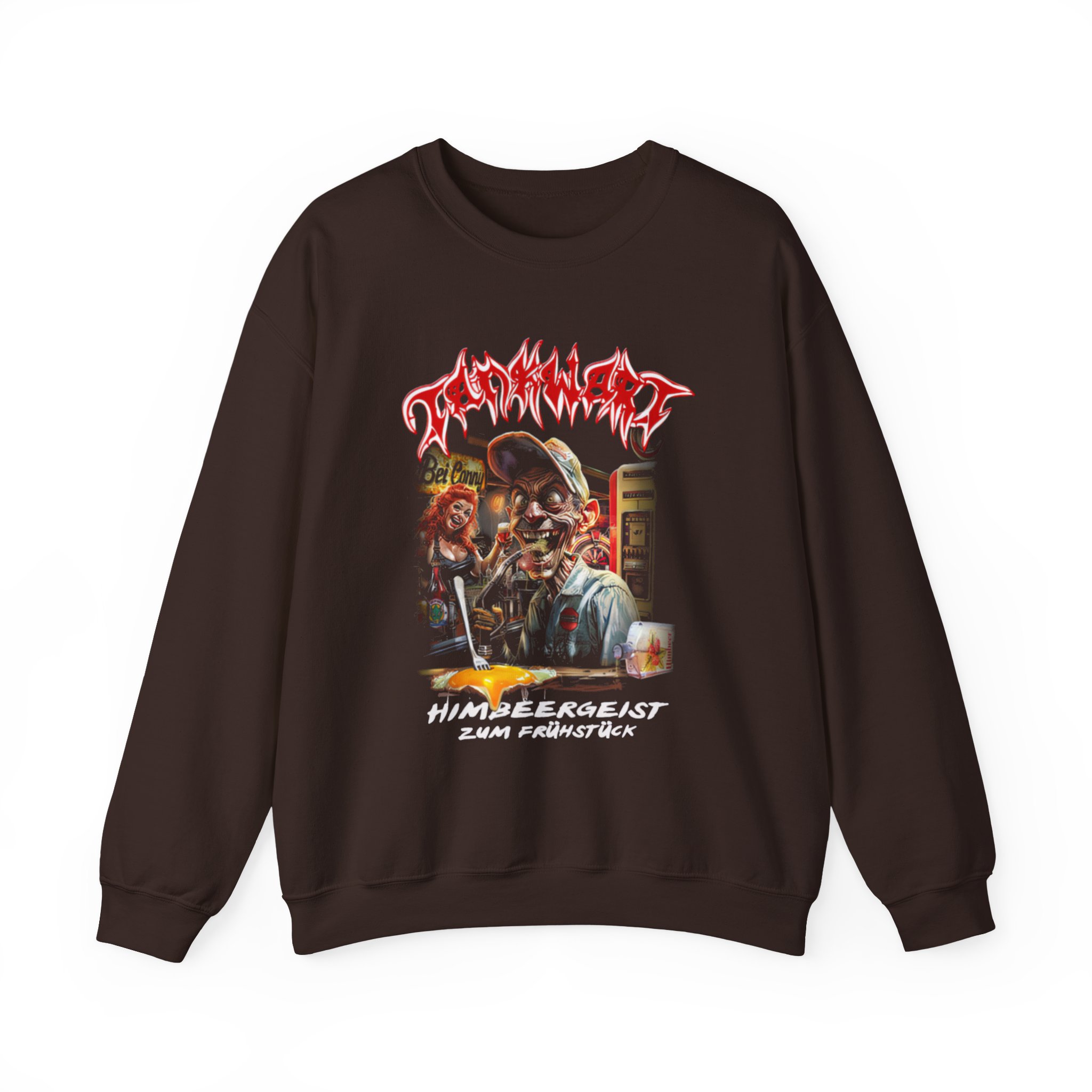 Tankard Himbeergeist Zum Frühstück Unisex Heavy Blend™ Crewneck Sweatshirt