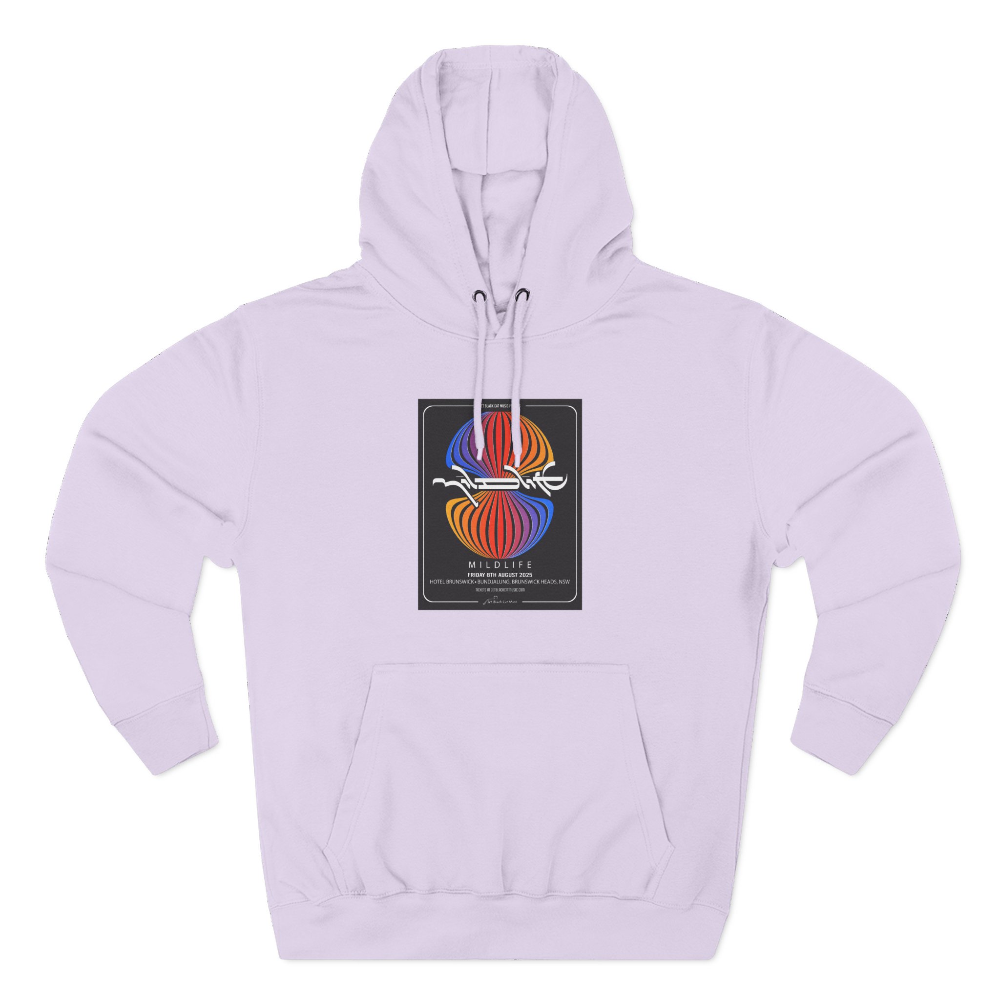 Mildlife Hotel Brunswick, NSW Concert Three-Panel Fleece Hoodie